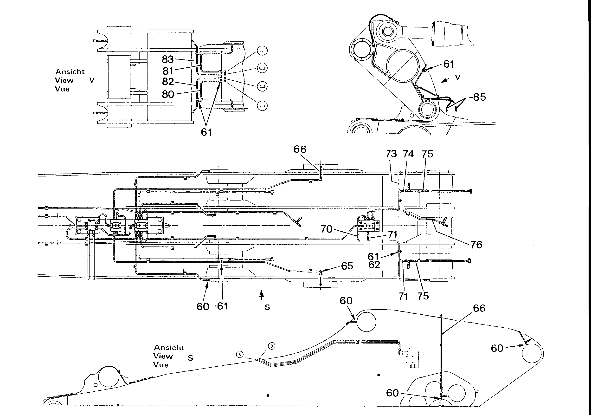 ХОМУТ ТРУБЫ В СБОРЕ 9339312 LIEBHERR