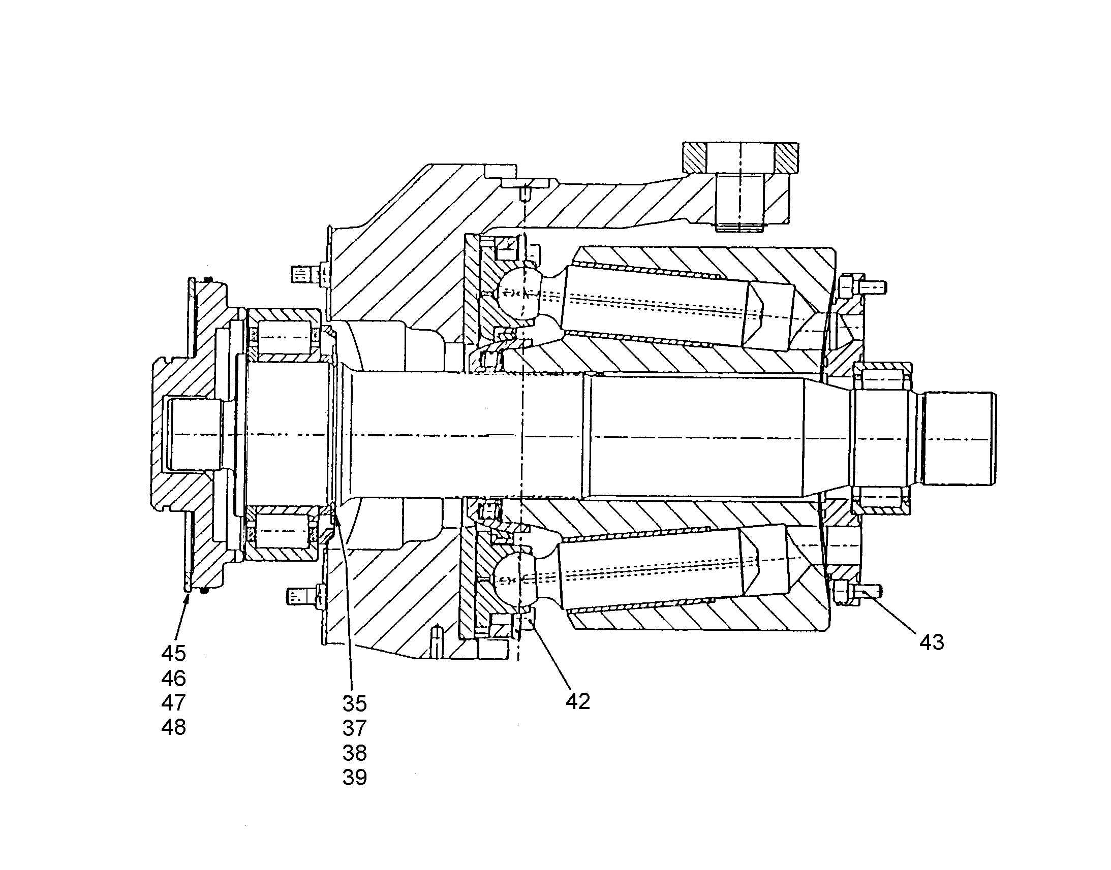 СТОПОРНОЕ КОЛЬЦО DIN 471 85 4902280 LIEBHERR