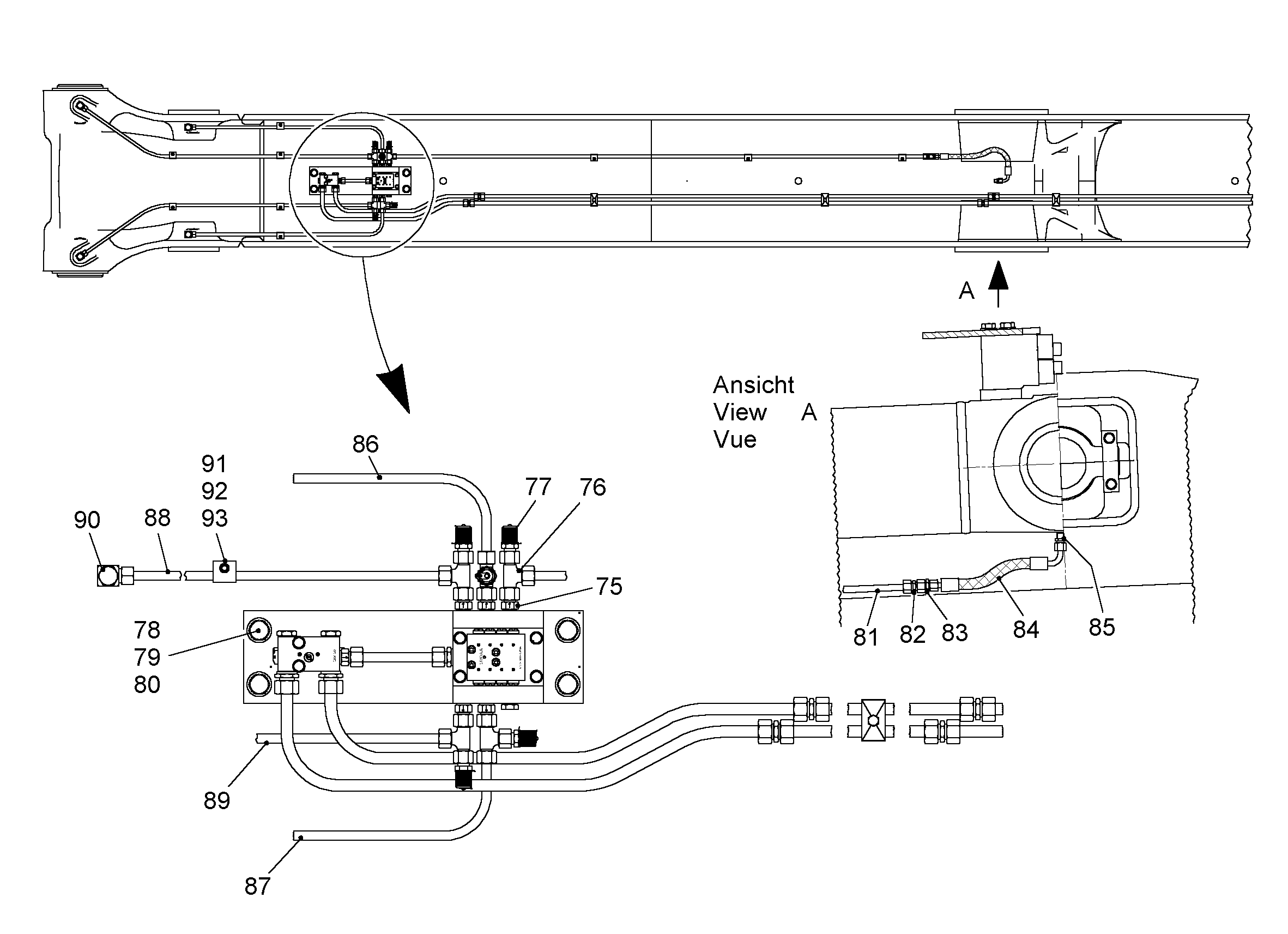 ШЛАНГ МАСЛЯНЫЙ 8X770 5612662 LIEBHERR