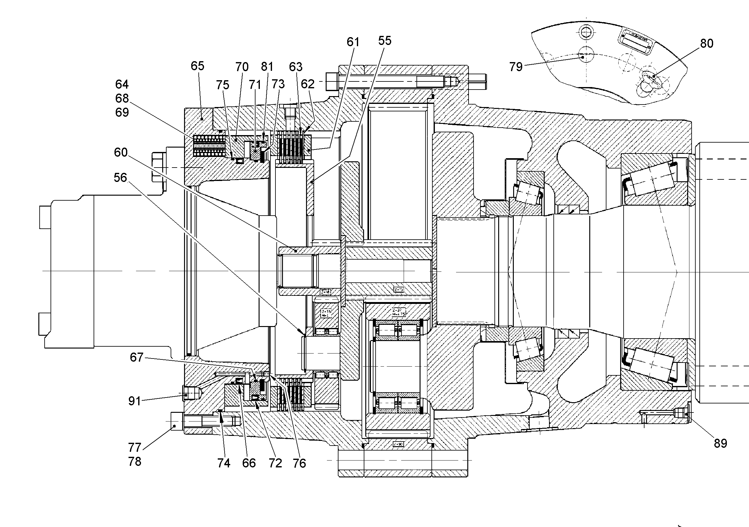 ЗАГЛУШКА GPN 300 F/13,0 NATUR 7004246 LIEBHERR