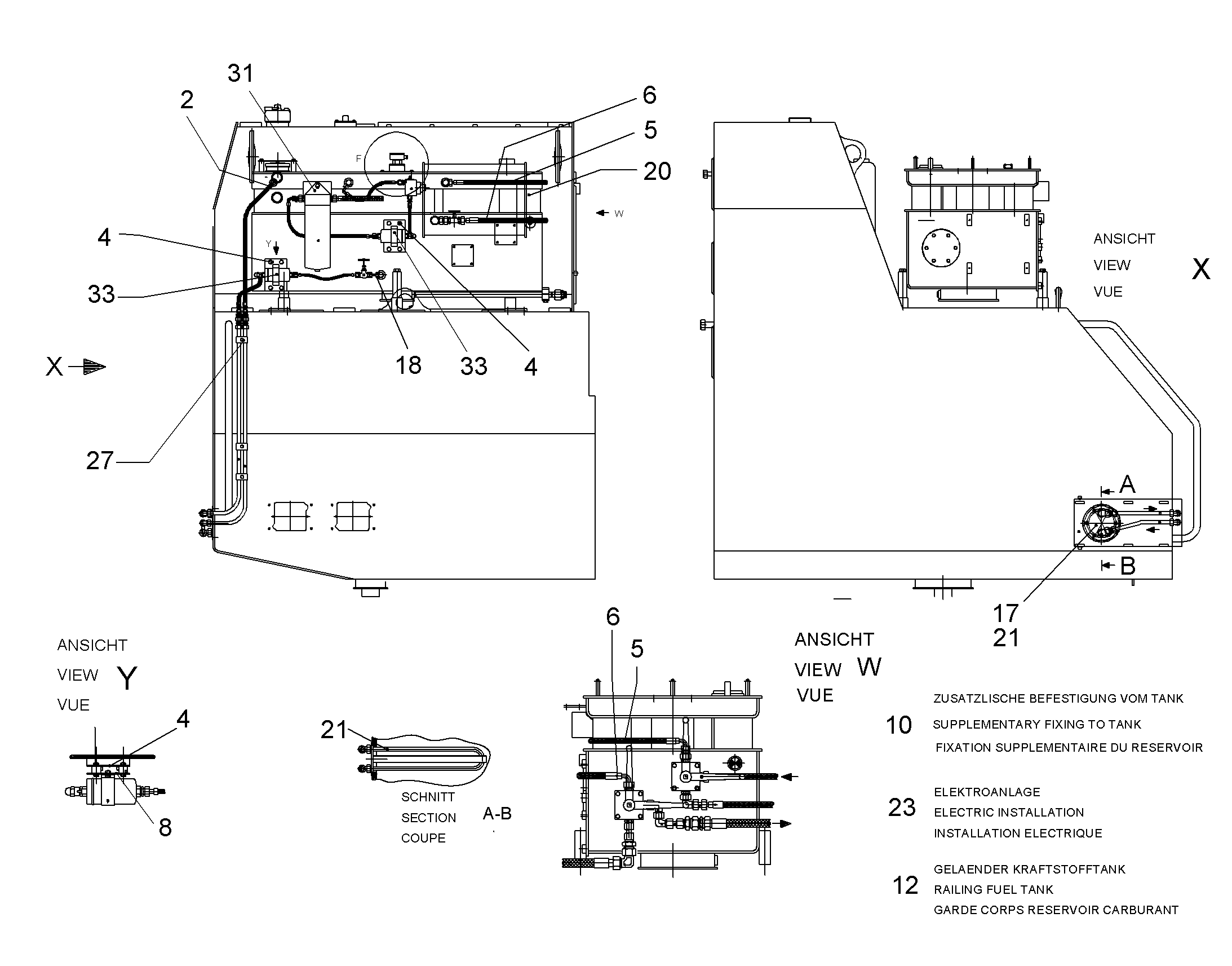 ШЛАНГ ТОПЛИВНЫЙ 12X1000 10004687 LIEBHERR