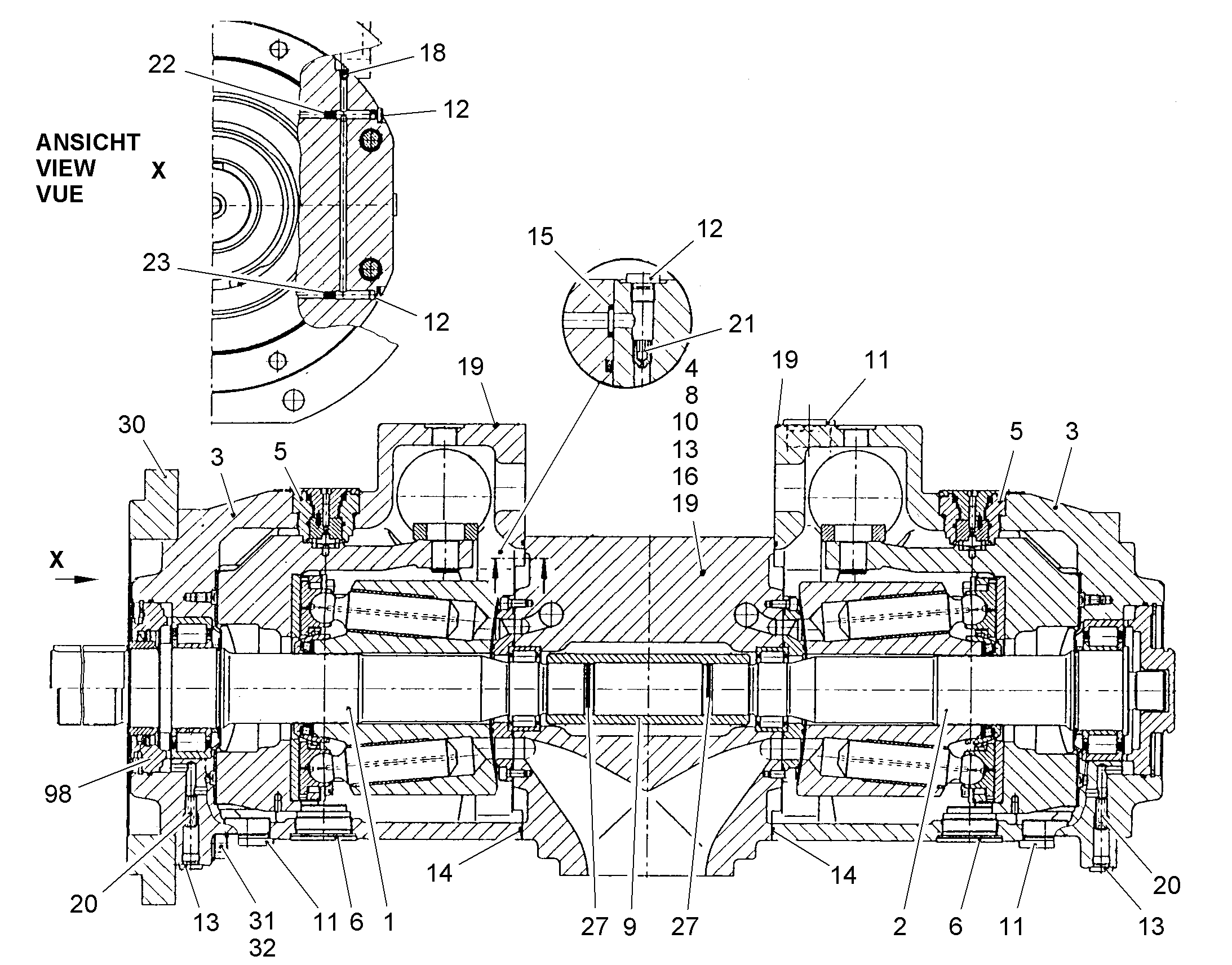 СТОПОРНОЕ КОЛЬЦО DIN 472 53 4902275 LIEBHERR