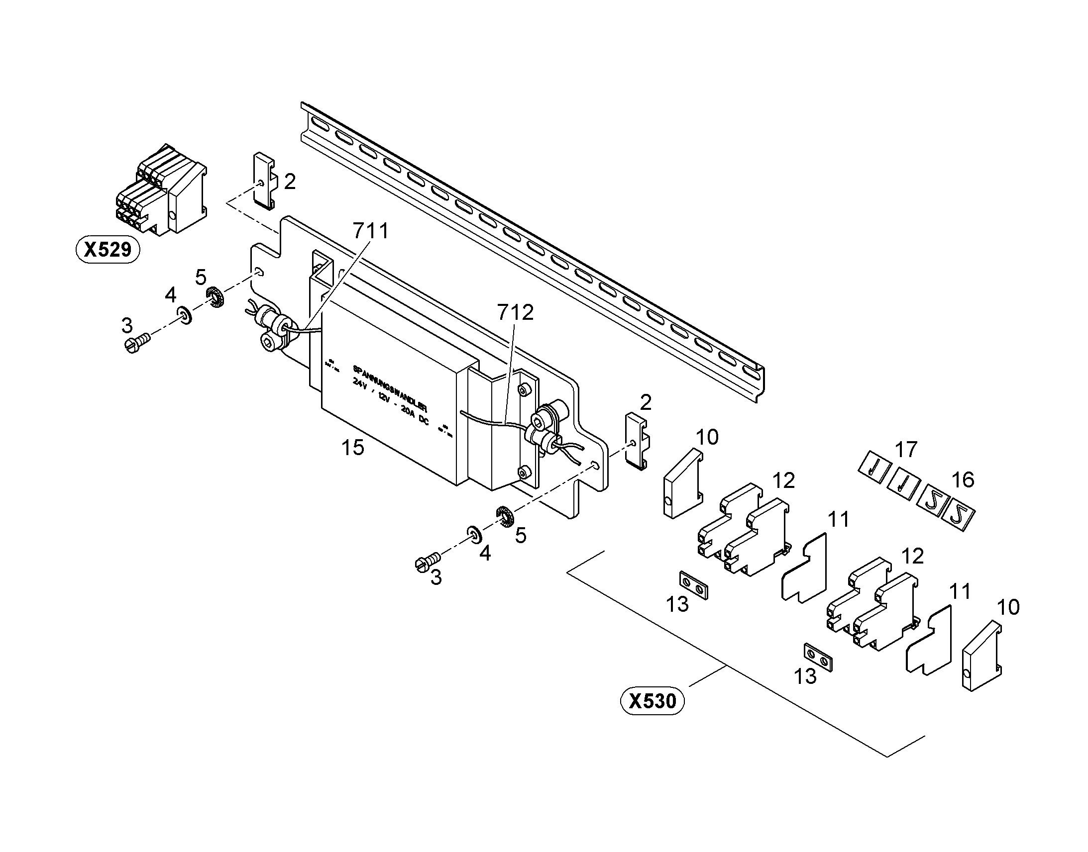 КРЕПЛЕНИЕ 7371243 LIEBHERR