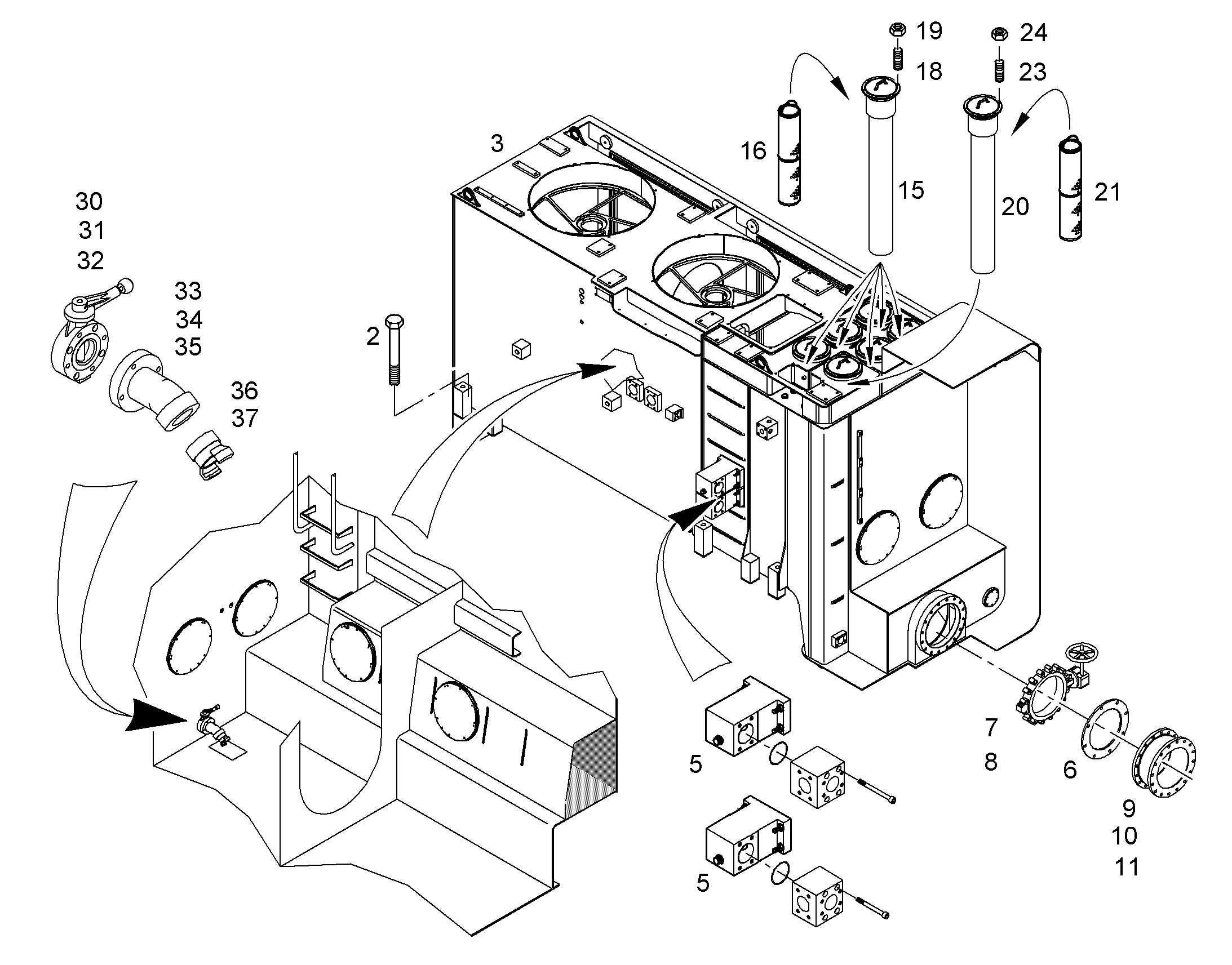 ЭЛЕМЕНТЫ МОНТАЖНЫЕ 9821971 LIEBHERR
