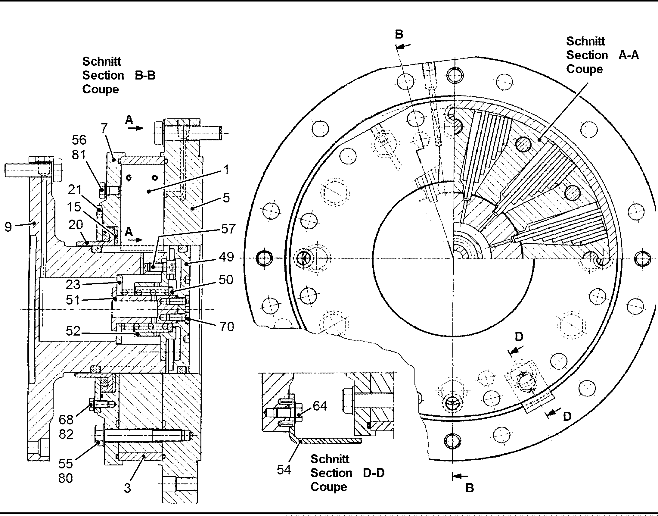 КОЛЬЦО УПОРНОЕ 10001822 LIEBHERR