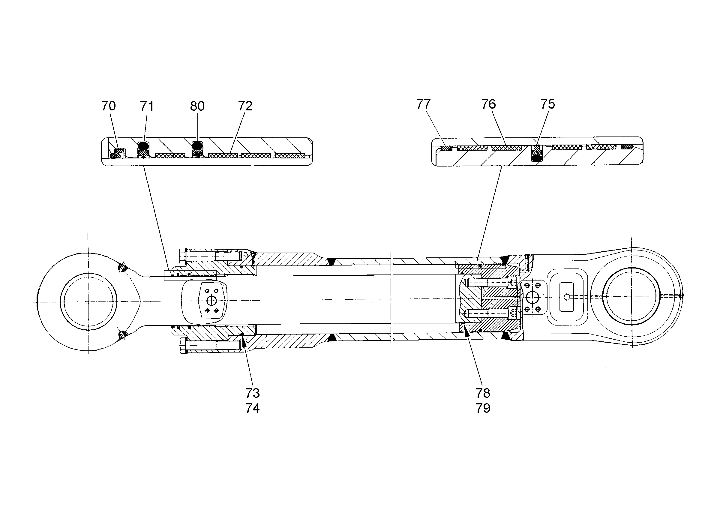 МАСЛОСЪЕМНОЕ КОЛЬЦО 200X216X9,5 7026116 LIEBHERR