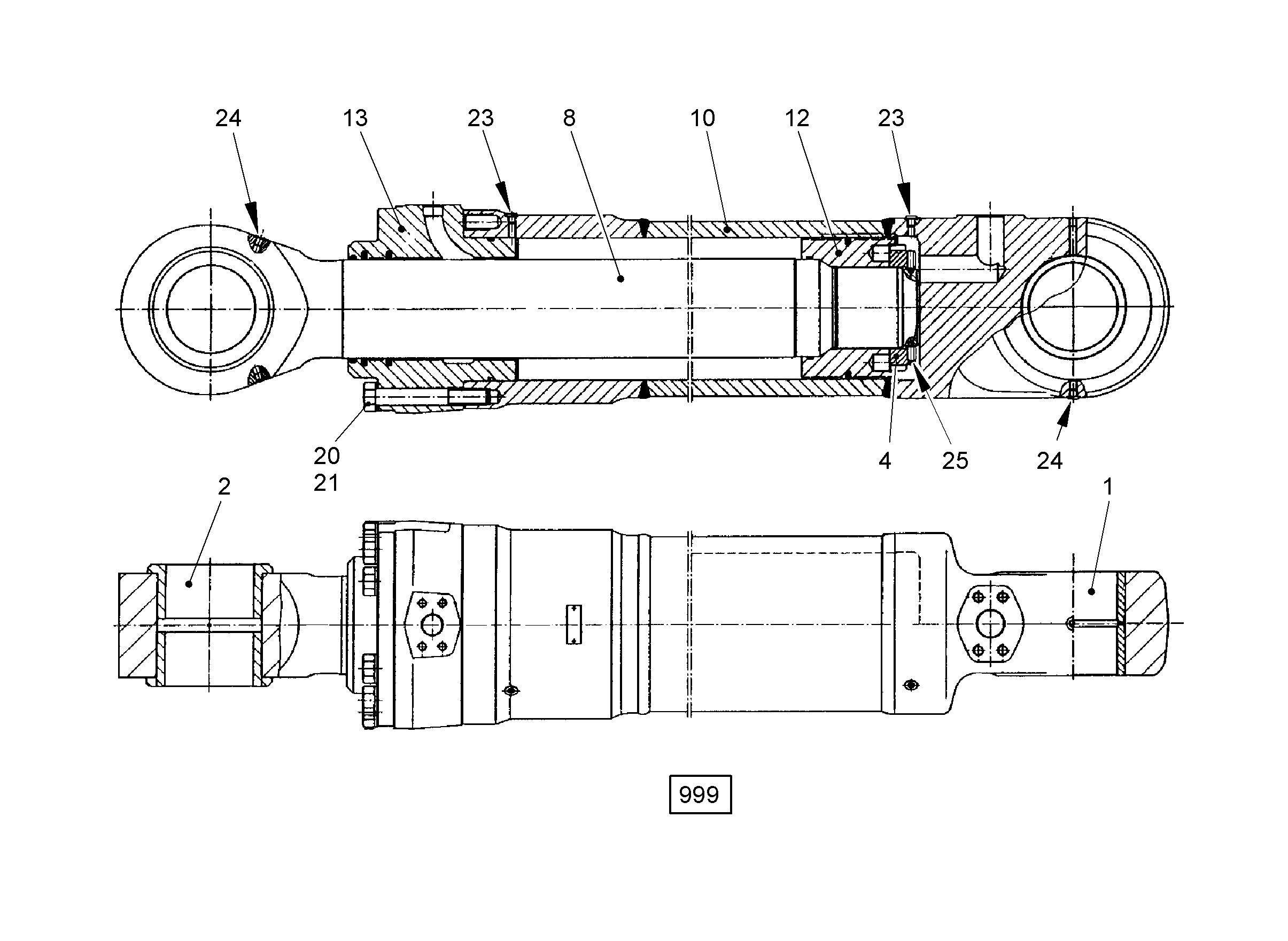 ГАЙКА ПОРШНЯ 10004595 LIEBHERR
