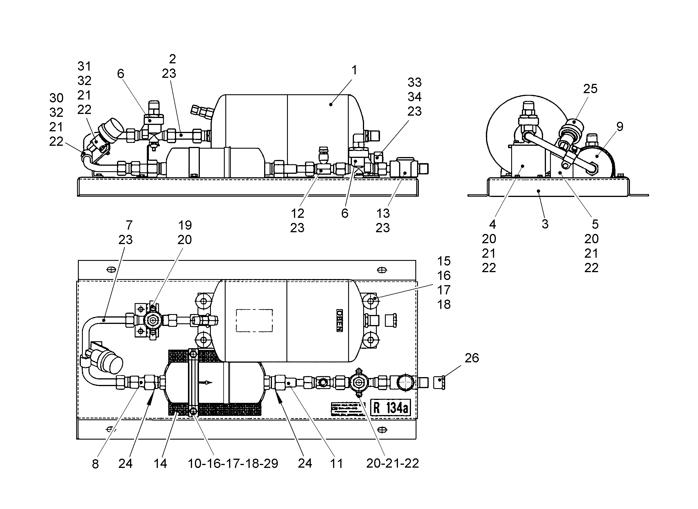 СКОБА ДЛЯ КРЕПЛЕНИЯ ШЛАНГА 10000981 LIEBHERR