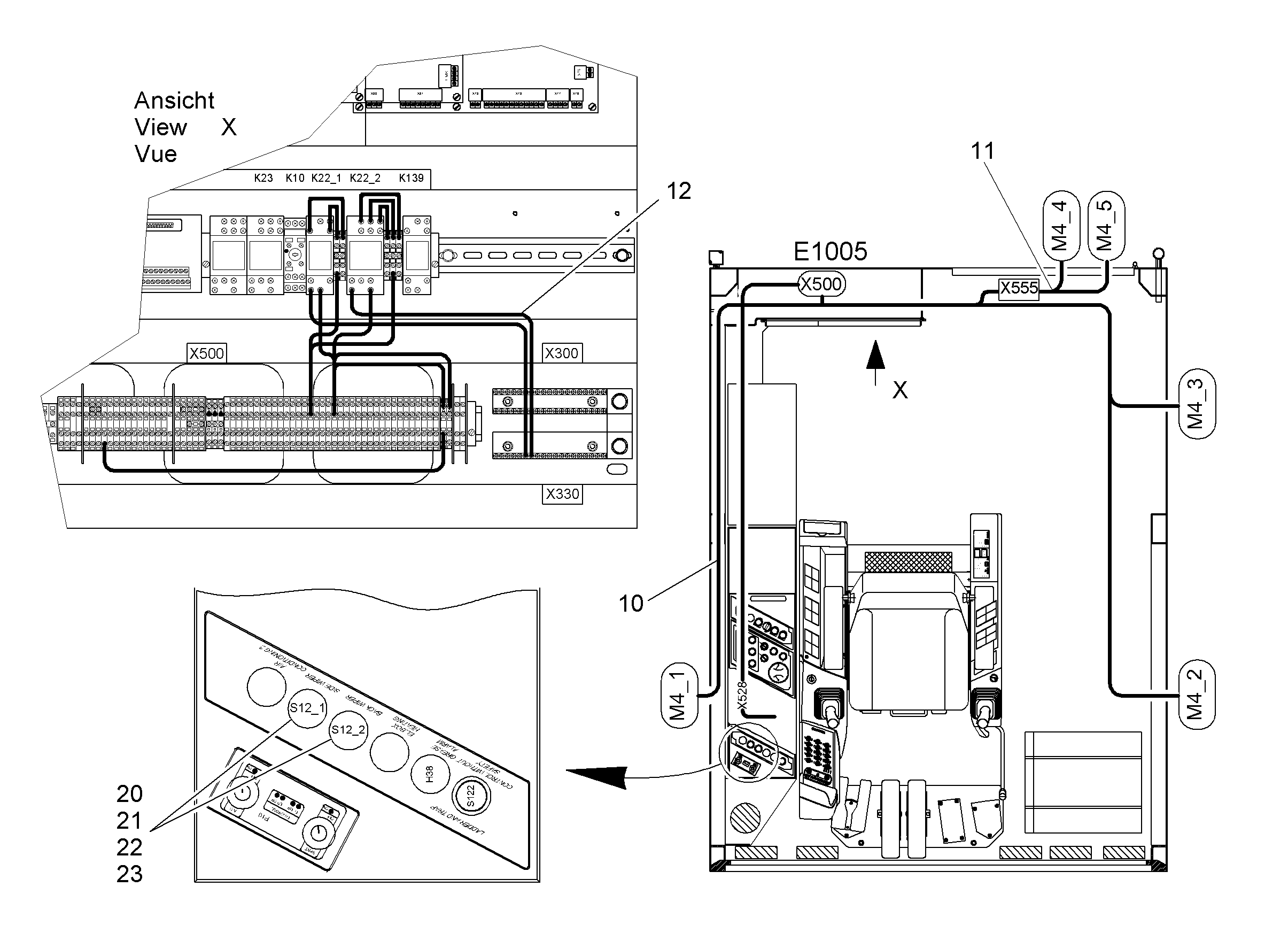 ПЕРЕКЛЮЧАТЕЛЬ С ФИКСАЦИЕЙ 6205406 LIEBHERR
