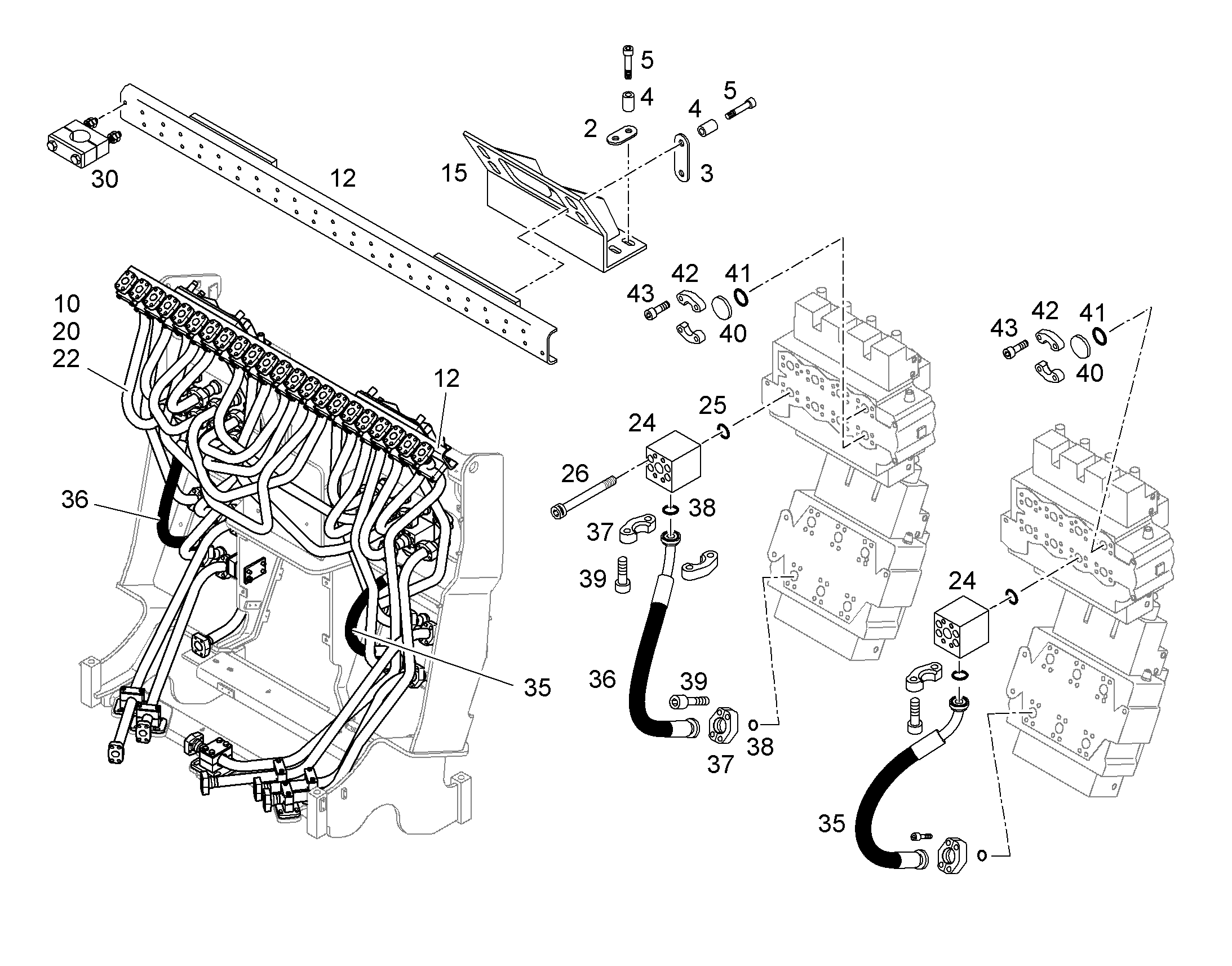 ЛИНИЯ НАПОРНАЯ 10060085 LIEBHERR