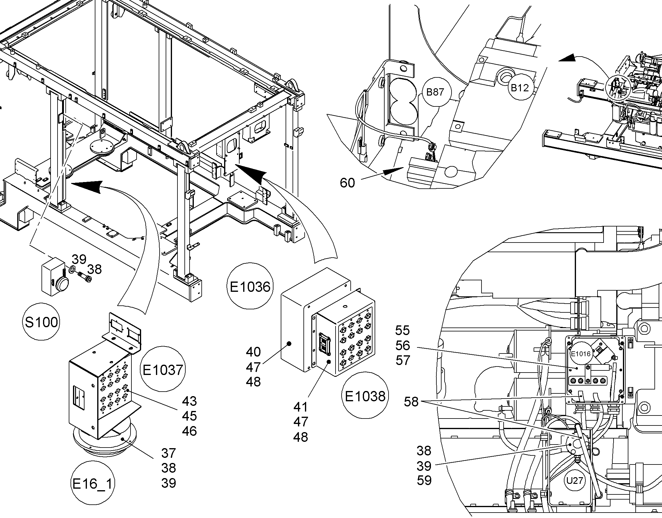 СВЕТИЛЬНИК КРУГЛЫЙ 10000784 LIEBHERR