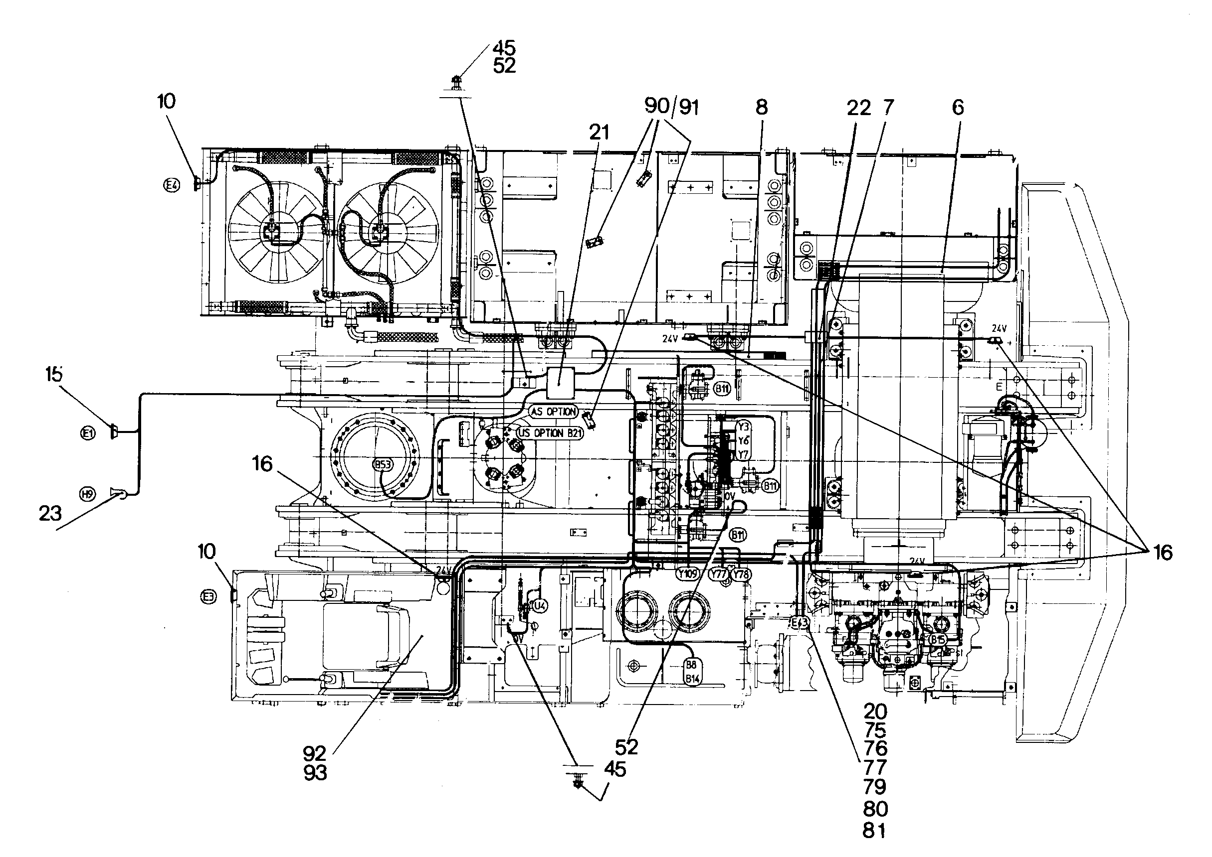 ПРОЖЕКТОР РАБОЧИЙ В СБОРЕ 9822338 LIEBHERR