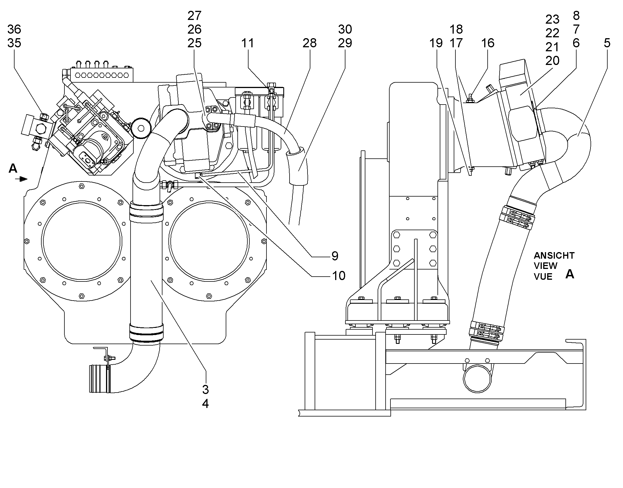НАСОС 5613116 LIEBHERR