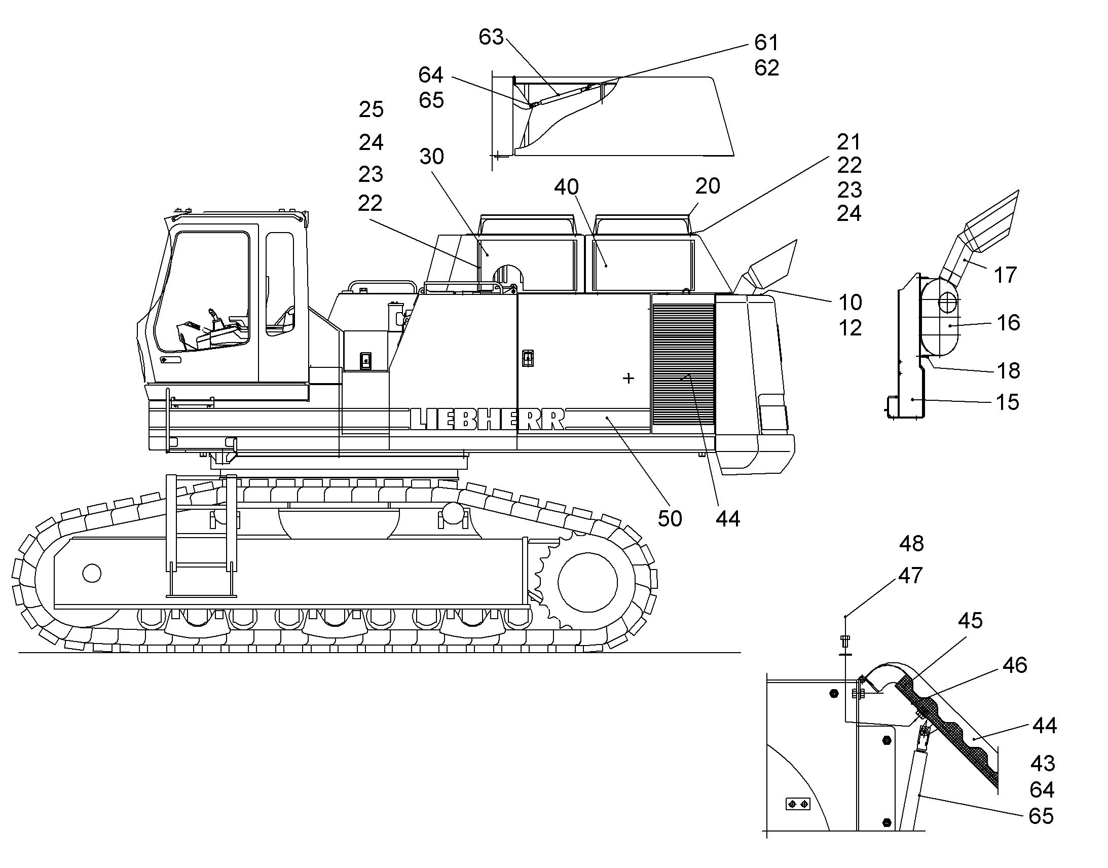 РЕССОРА ГАЗОВАЯ 5609919 LIEBHERR