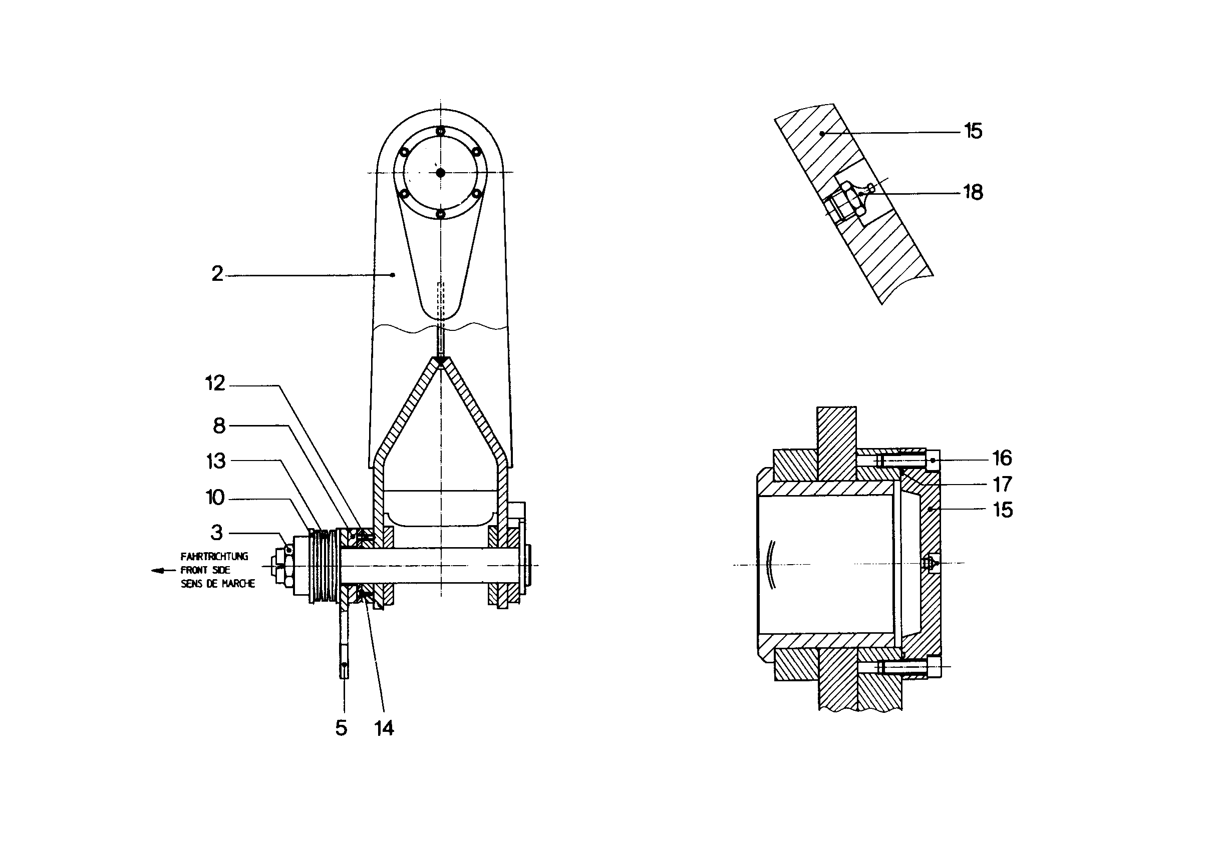 БОЛТ 90X659X533 9492186 LIEBHERR