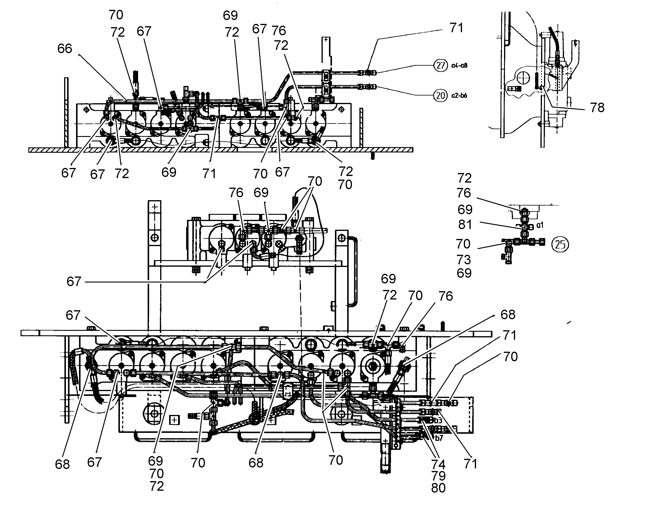 ЛИНИЯ УПРАВЛЯЮЩАЯ УСТАНОВКА 9865210 LIEBHERR