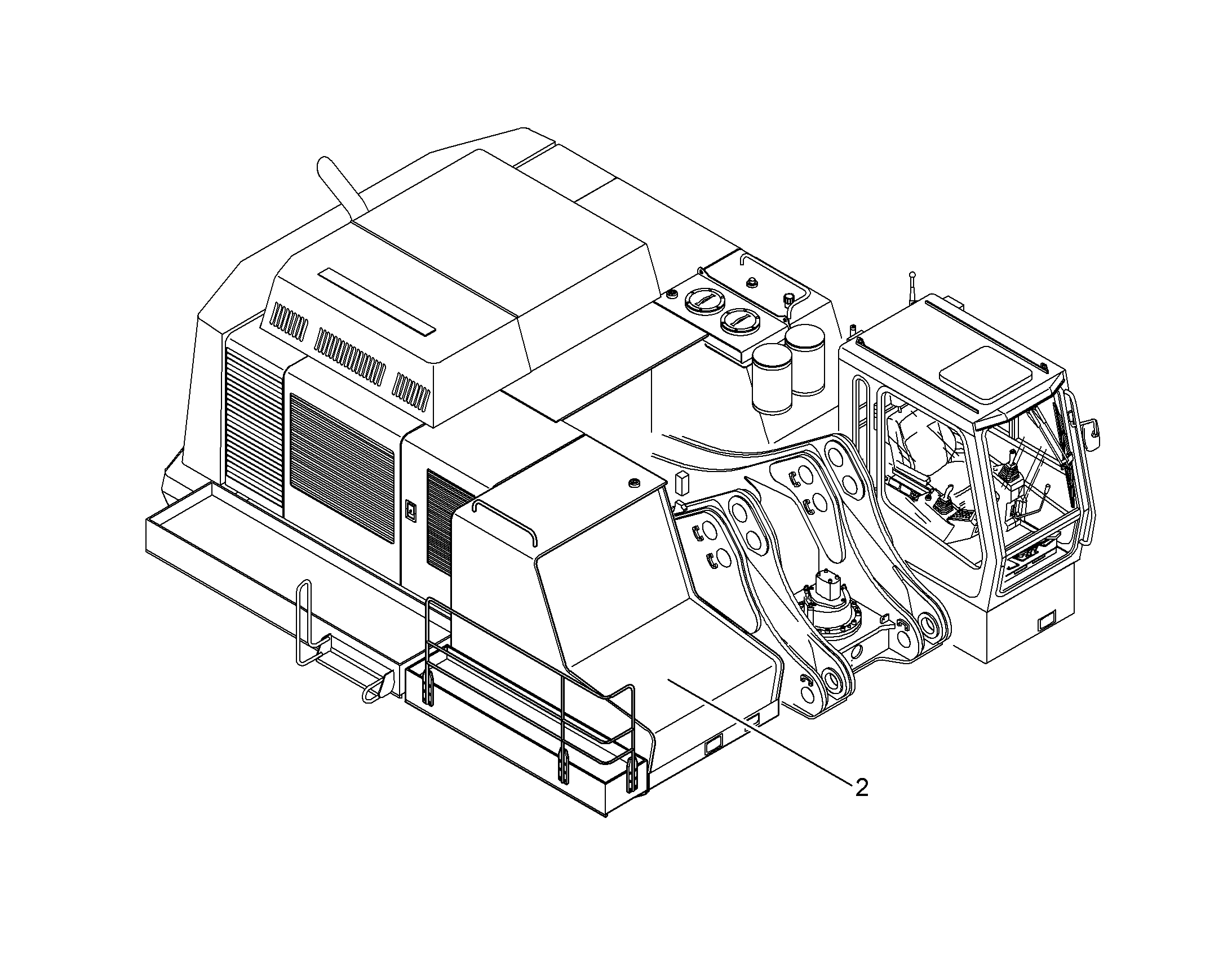 УВЕЛИЧЕННЫЙ БАК ТОПЛИВНЫЙ 2320L 10075460 LIEBHERR