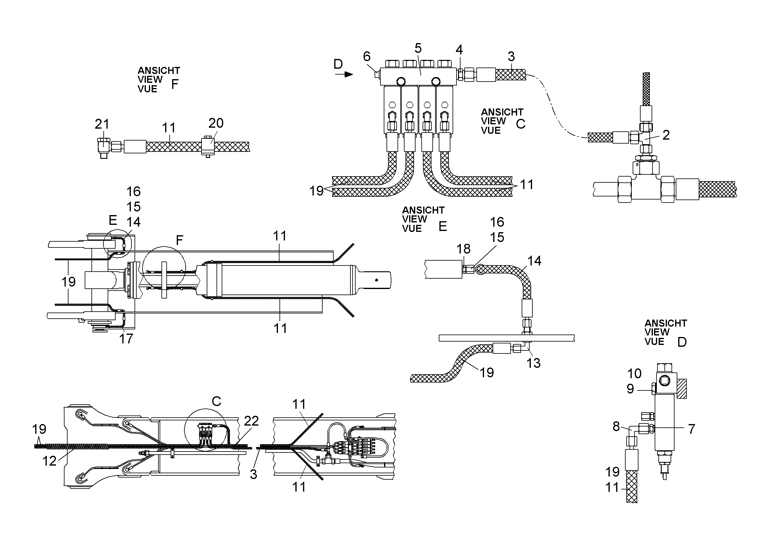 СОЕДИНЕНИЕ РЕЗЬБОВОЕ WSV 6L M12X1,5 7368114 LIEBHERR