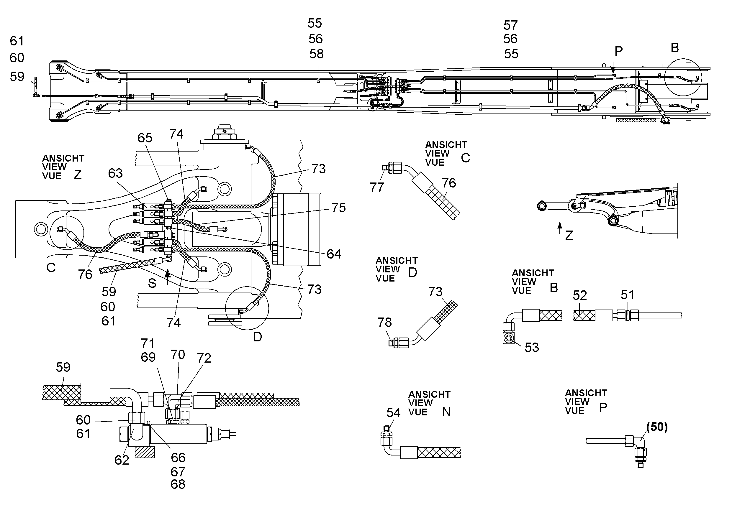ШТУТЦЕР WE 12S 3/8-18NPT 7372988 LIEBHERR