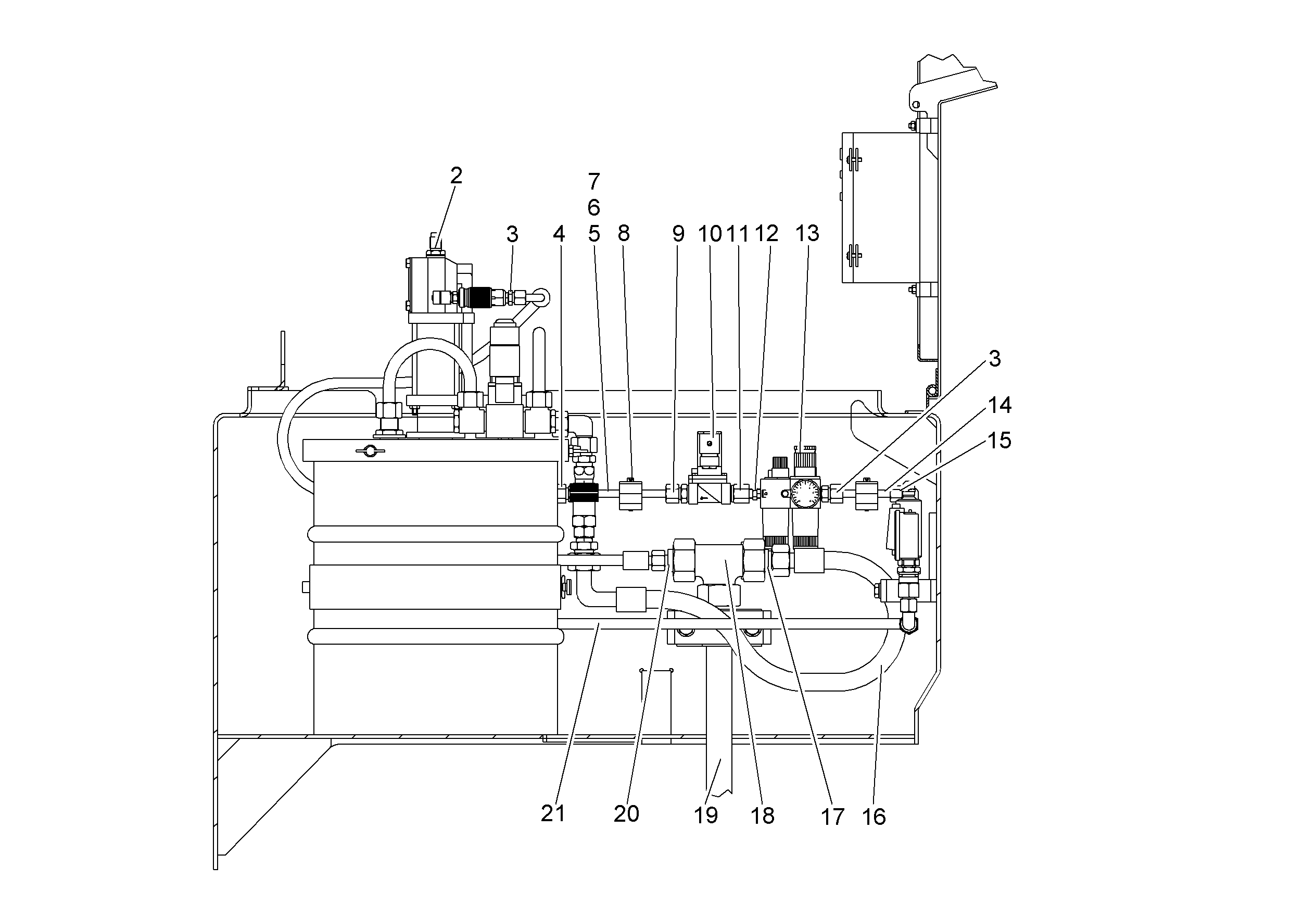 ШЛАНГ 25X3300 10001031 LIEBHERR