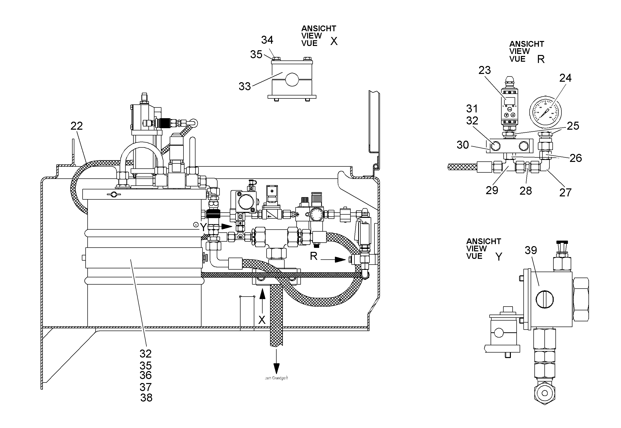 БЛОК ФИЛЬТРА 10004522 LIEBHERR
