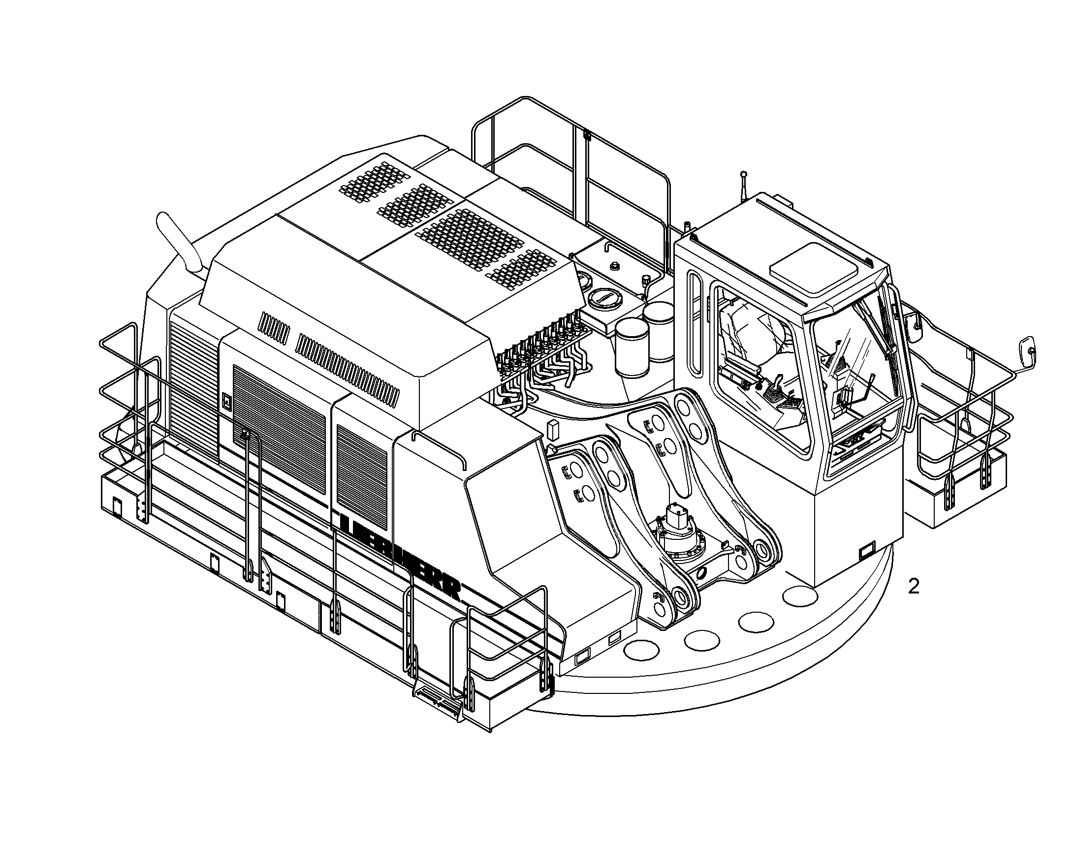 ДООБОРУДОВАНИЕ ПОНТОН 9219384 LIEBHERR