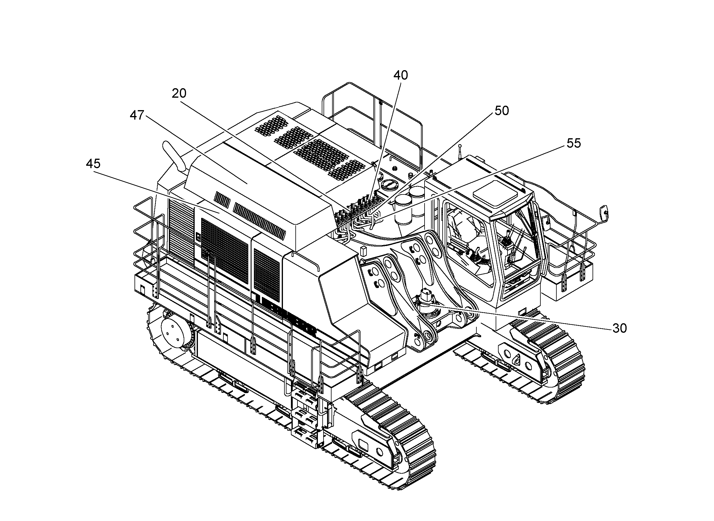 ЛИНИЯ УПРАВЛЯЮЩАЯ УСТАНОВКА 9839973 LIEBHERR