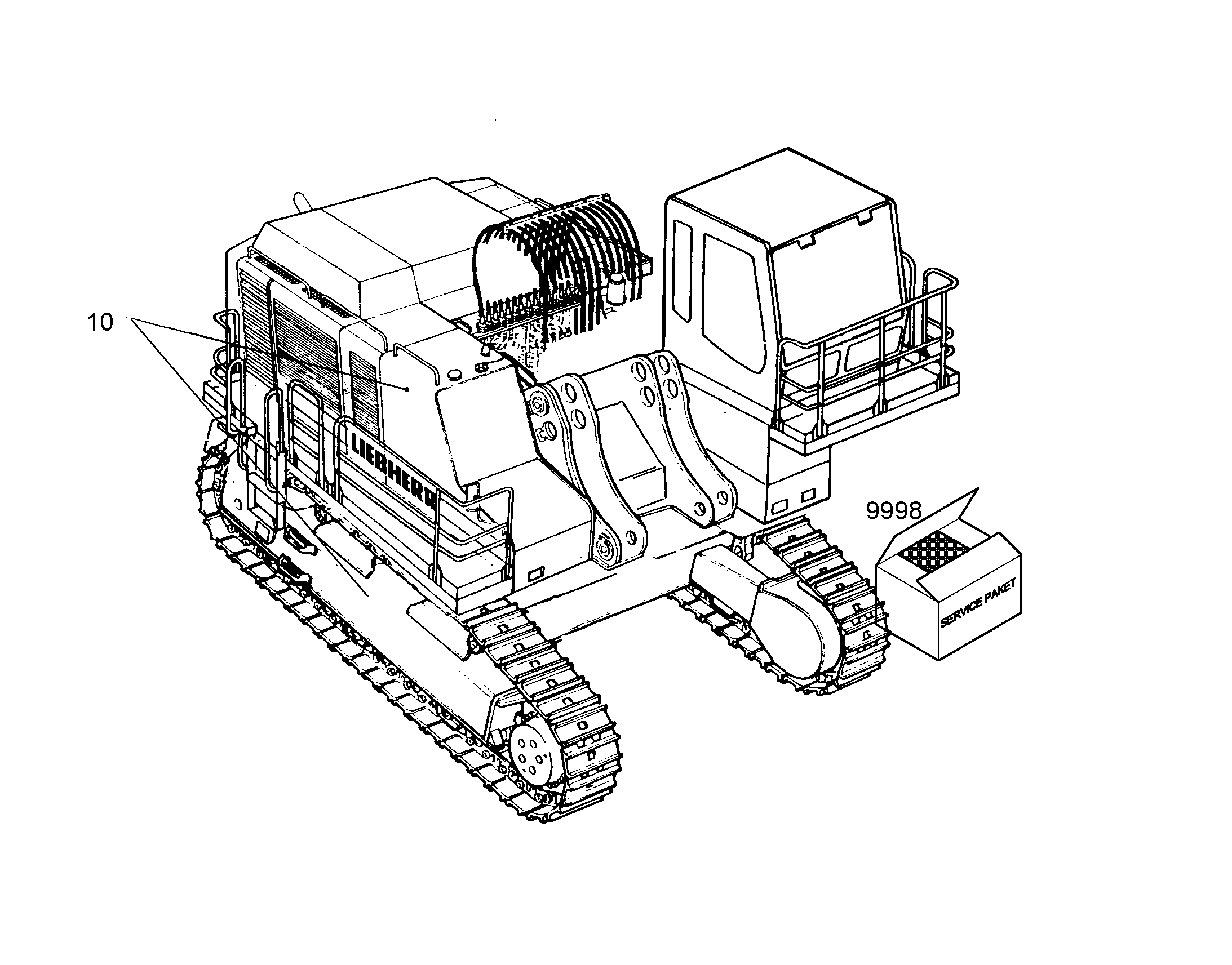 ОСНОВНОЕ УСТРОЙСТВО R984C-EW-PONTON 9833928 LIEBHERR