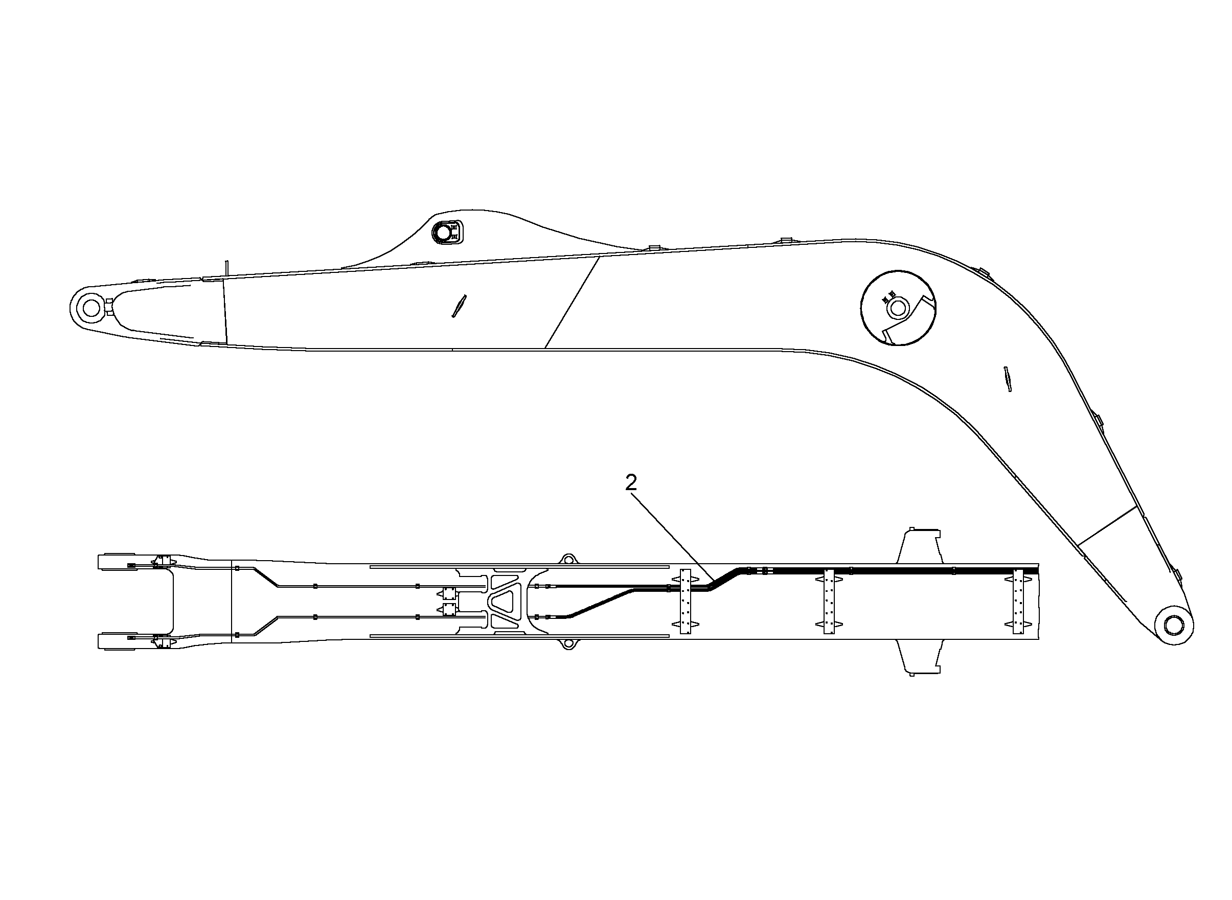 ПРОВОДКА ПРИВОД МЕХ. ПОВОРОТА 9805215 LIEBHERR