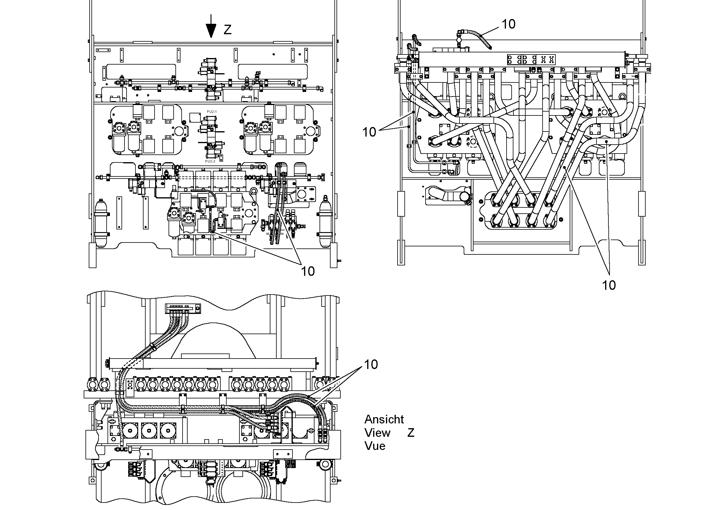 ДООБОРУДОВАНИЕ ОТКИДНОЙ КОВШ 9828139 LIEBHERR