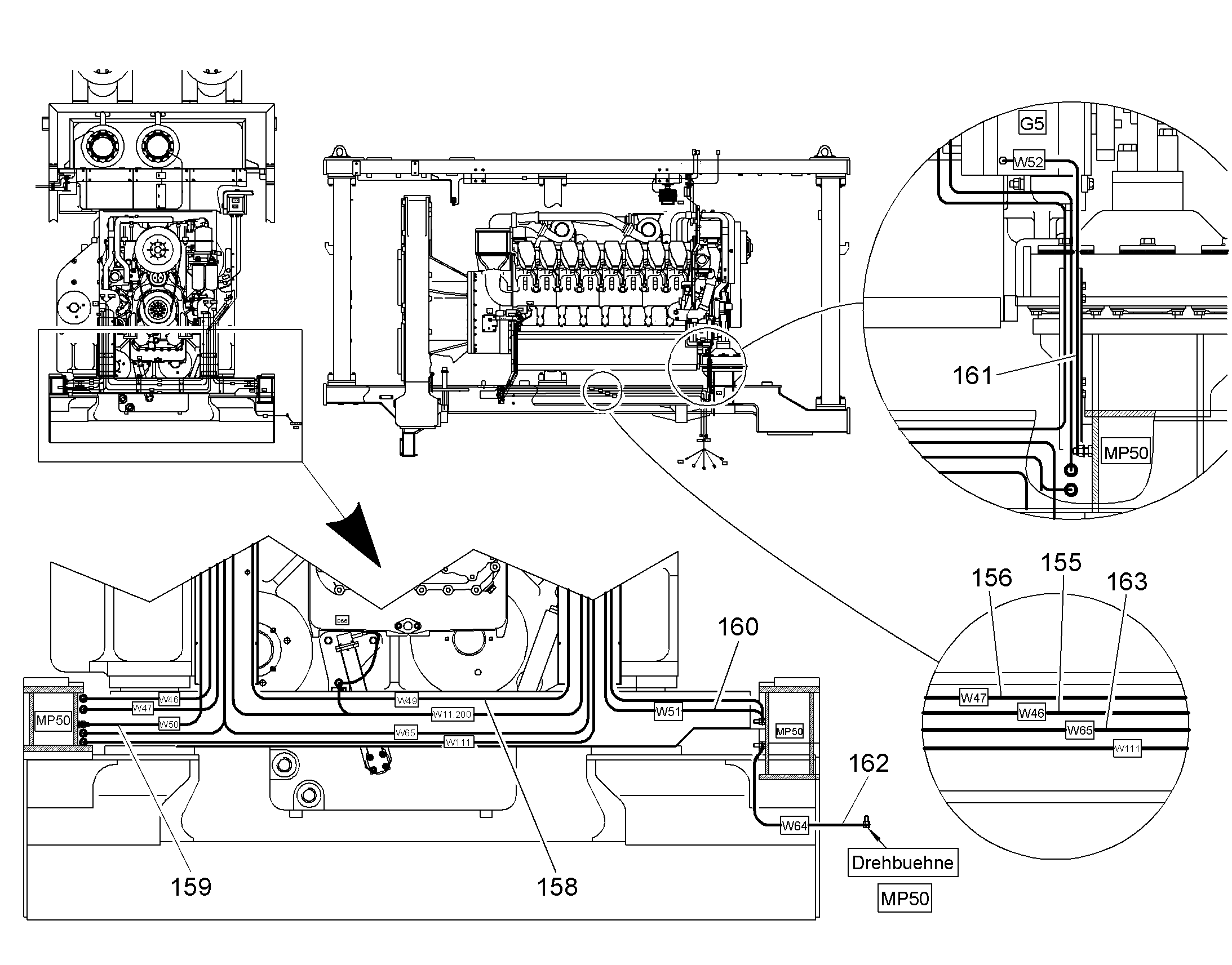 КОМПЛЕКТ КАБЕЛЕЙ 10000749 LIEBHERR