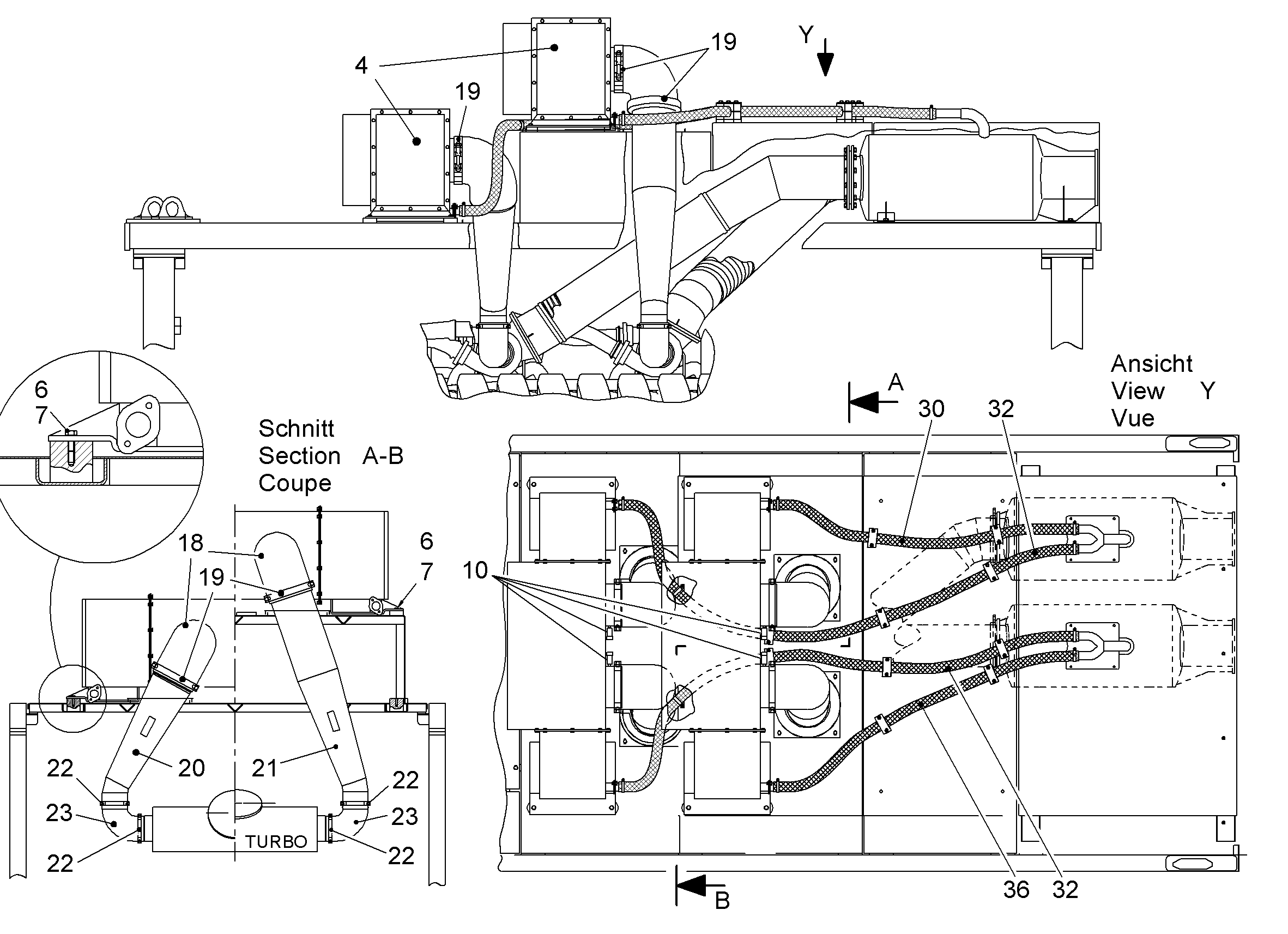 ОТВОД 152X171 551700308 LIEBHERR