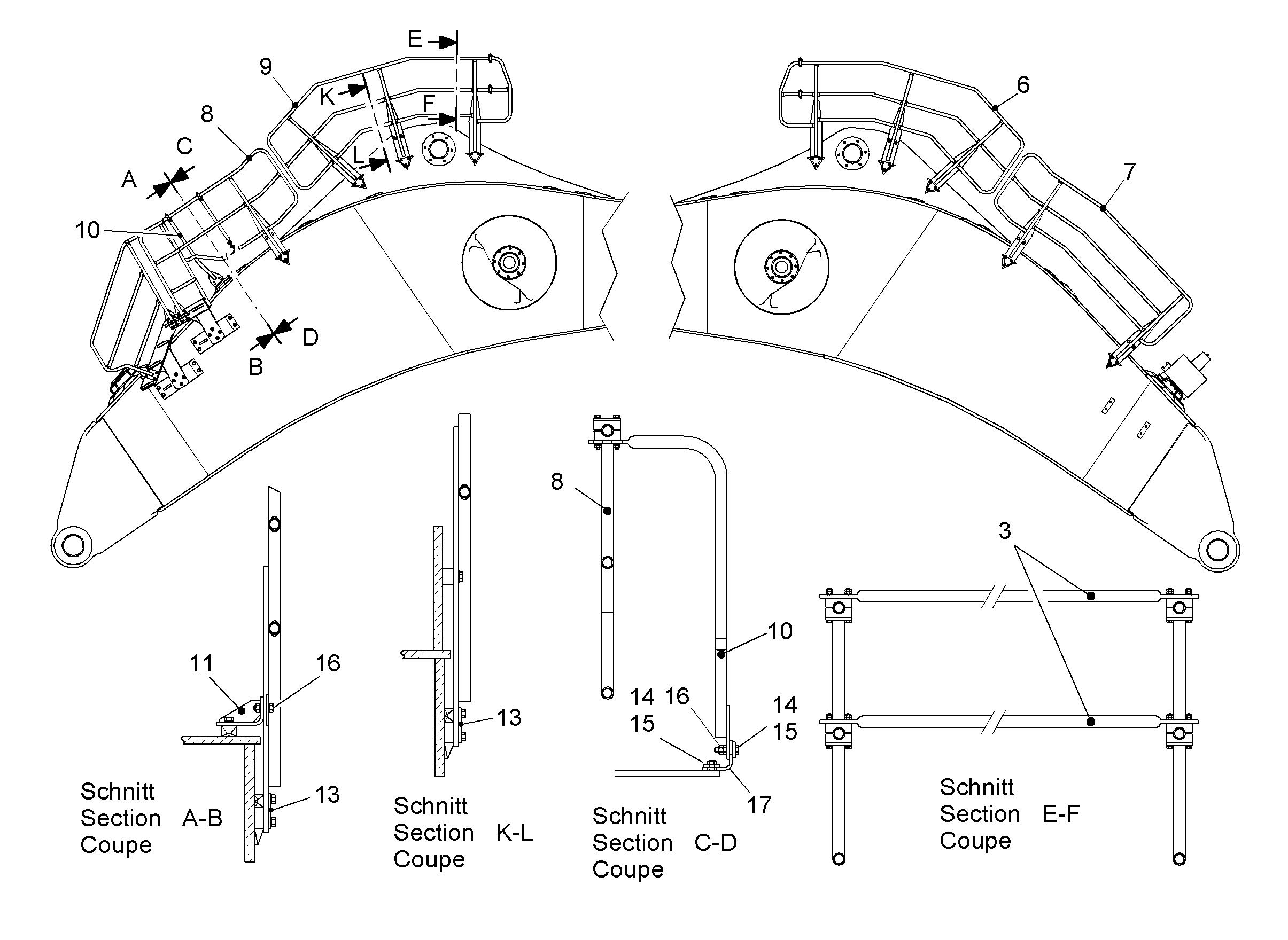 ДЕТАЛИ КРЕПЛЕНИЯ 9865583 LIEBHERR