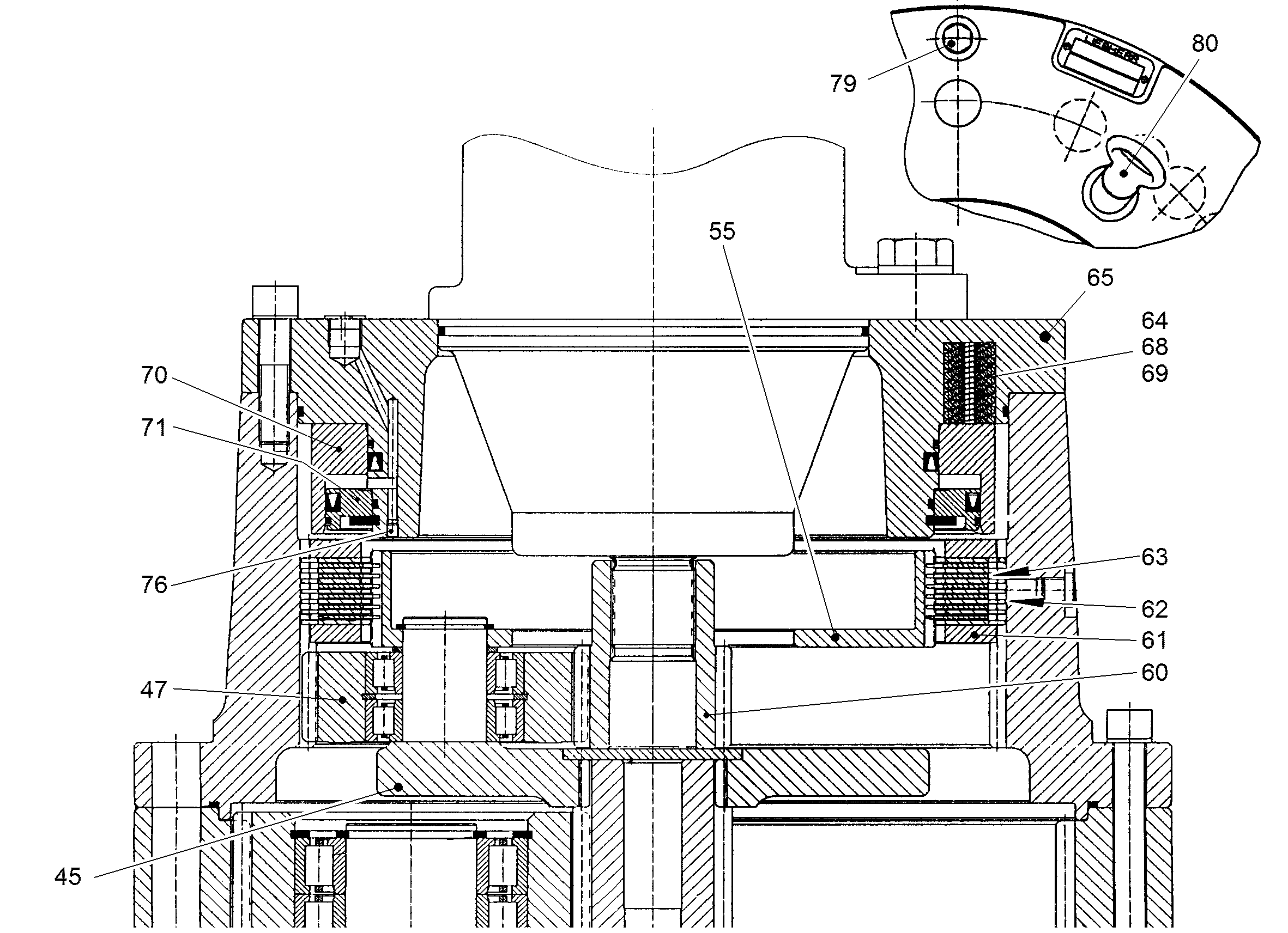 ЗАГЛУШКА GPN 300 F19/20,7 NATUR 761081503 LIEBHERR