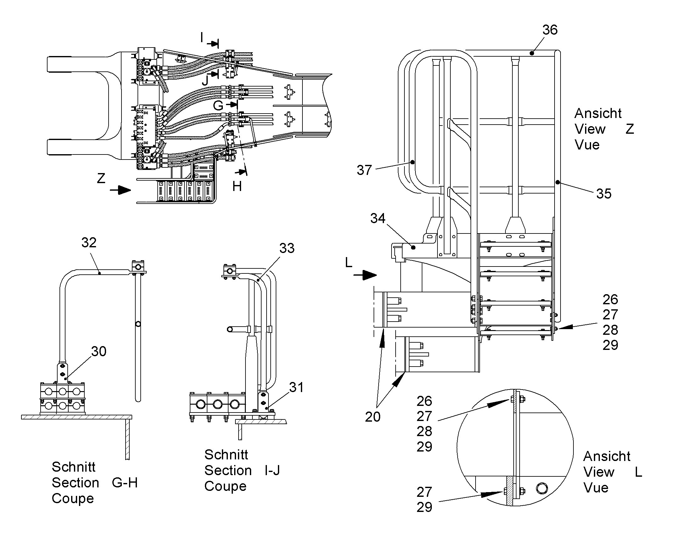 ДЕТАЛИ КРЕПЛЕНИЯ 9012255 LIEBHERR