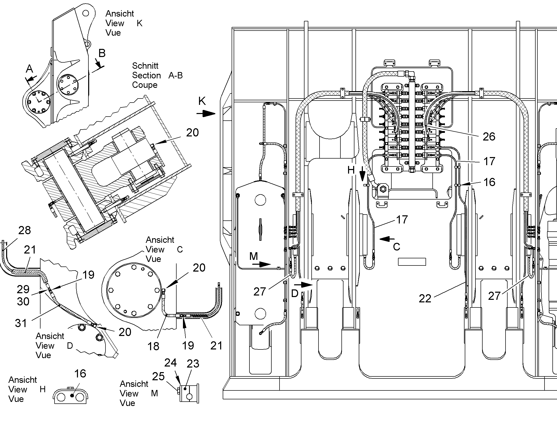 ФИТИНГИ ШЛАНГОВЫЕ DN25 7363448 LIEBHERR