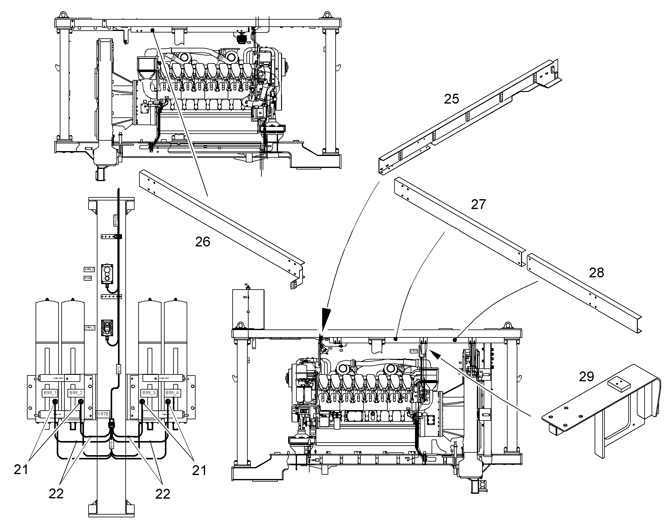 КАБЕЛЬ 10017403 LIEBHERR