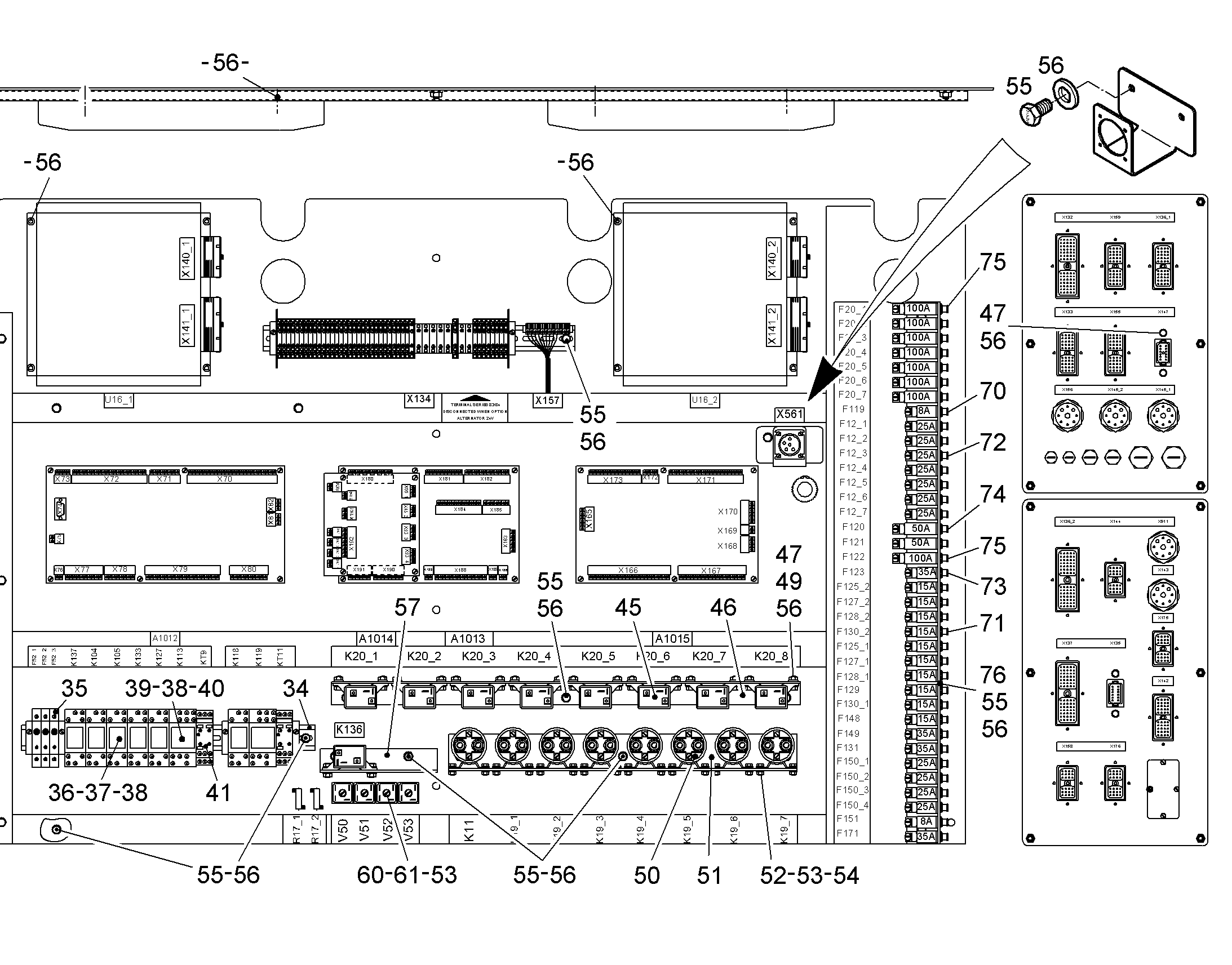 АВТОМАТ ЗАЩИТНЫЙ ЛИНЕЙНЫЙ 1AA 65VDC 1-POL 10000301 LIEBHERR
