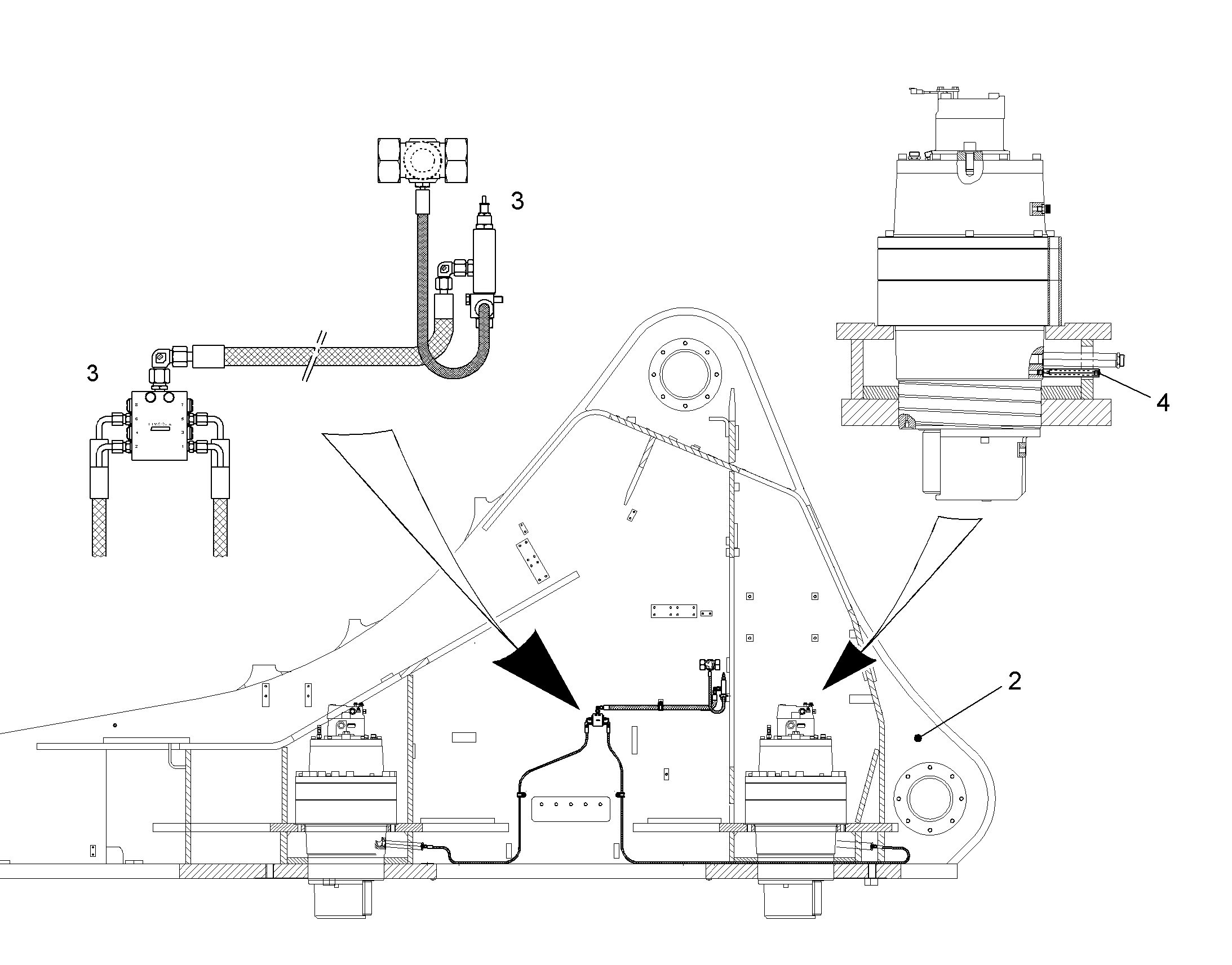 ДОРАБОТКА ПОВОРОТНОЙ ПЛАТФОРМЫ 9017856 LIEBHERR