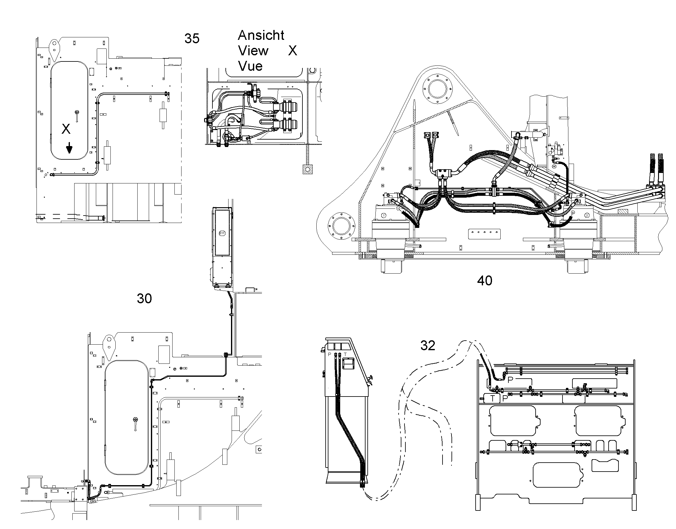 ГИДР.УСТ.РАСПР.-ЯЩИК Д.СМАЗ. 9829811 LIEBHERR