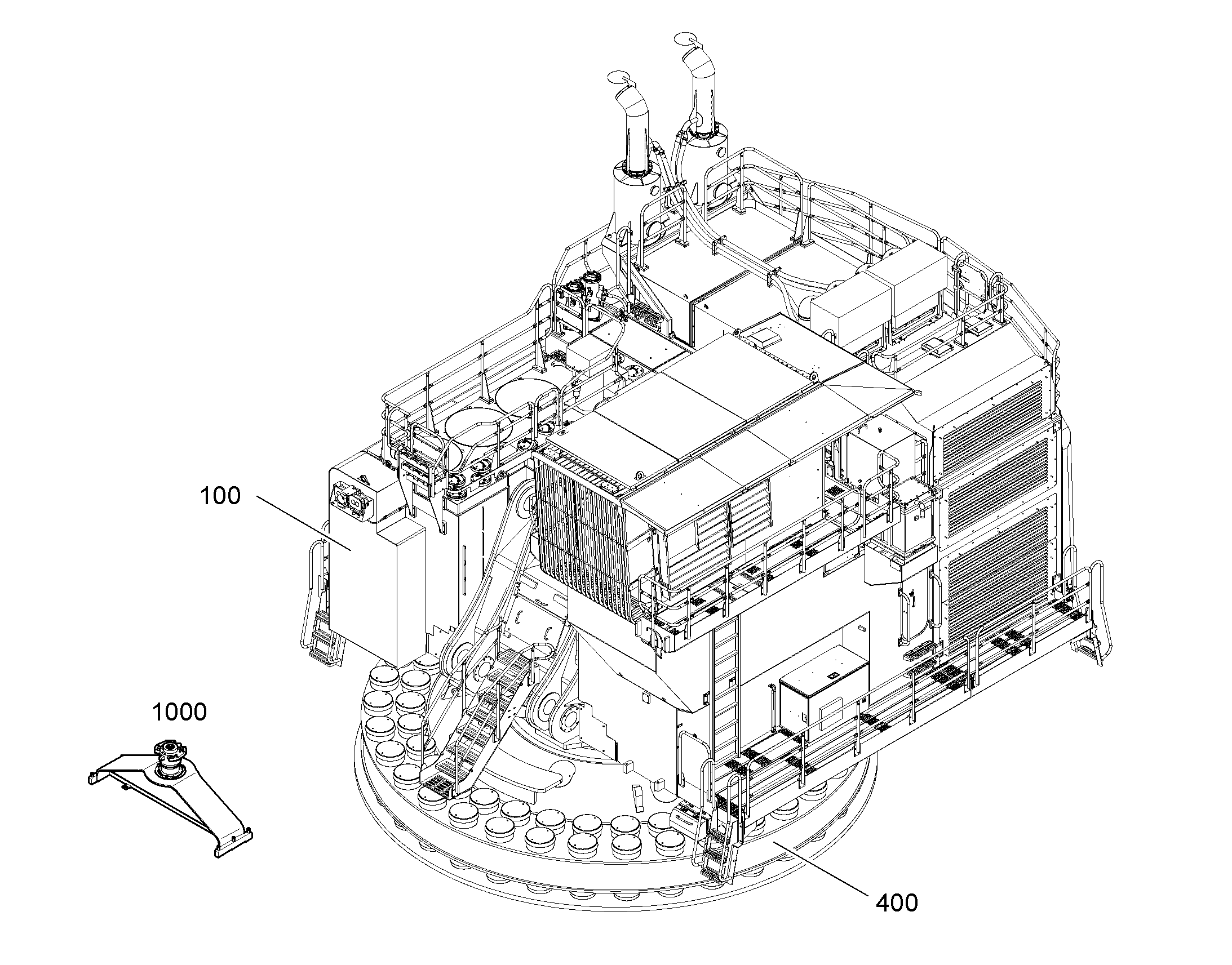 ПОВОРОТНАЯ ПЛАТФОРМА 11072919 LIEBHERR