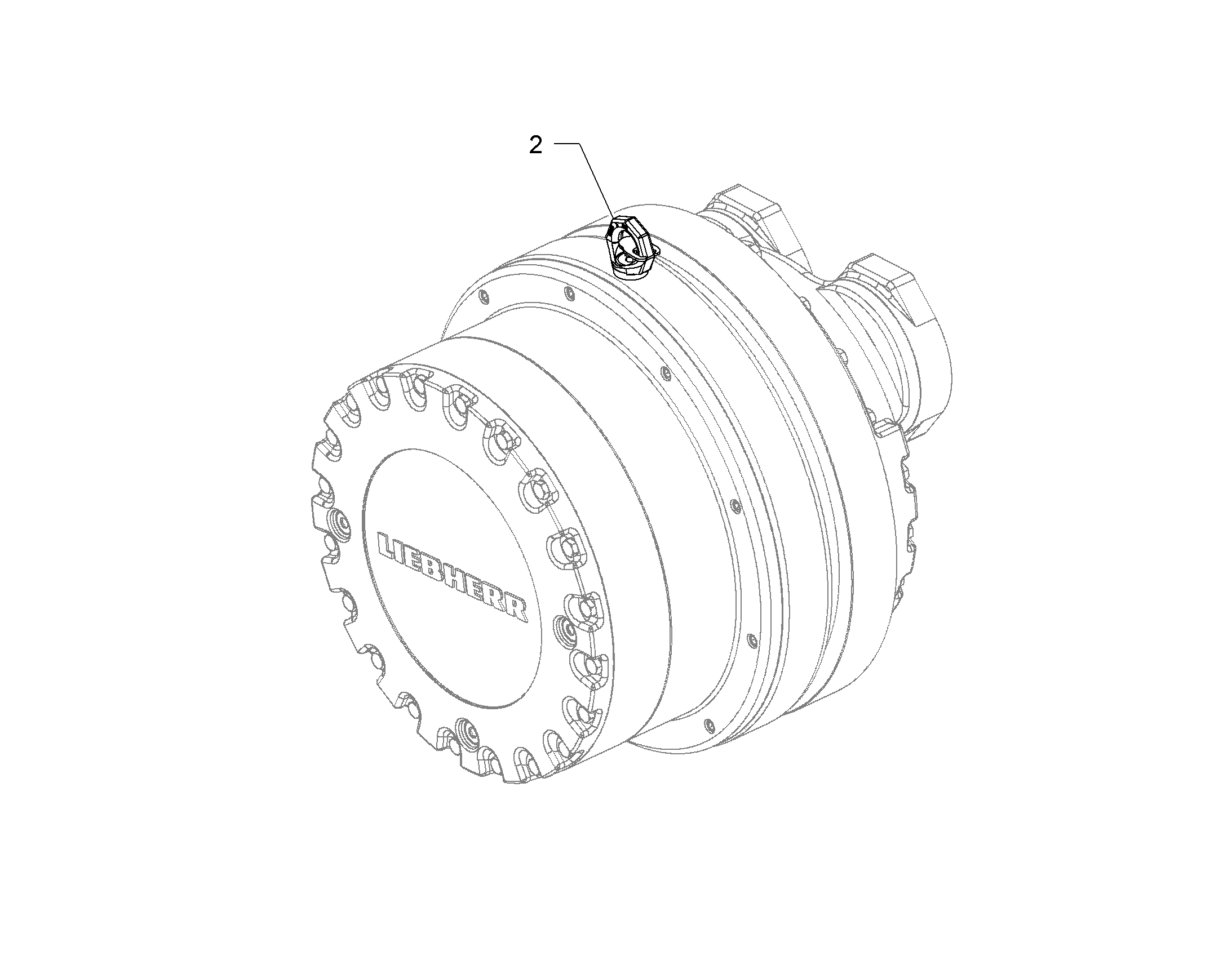 КОЛЬЦЕВАЯ ПОДСТАВКА 485566614 LIEBHERR