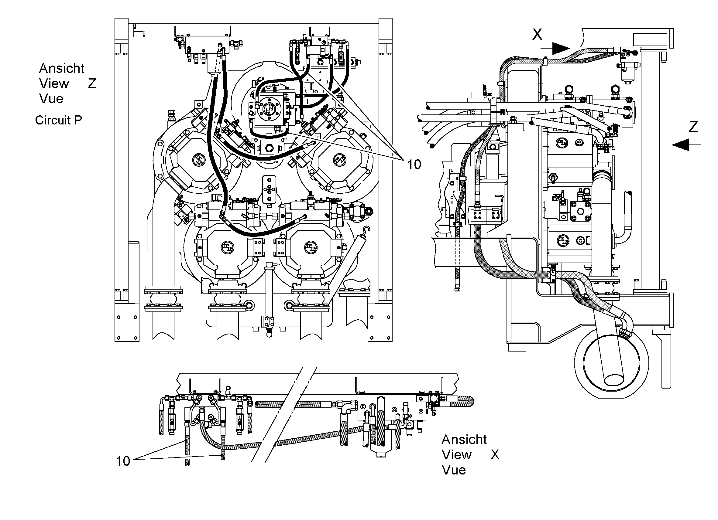 ШЛАНГ 10X660 5614320 LIEBHERR