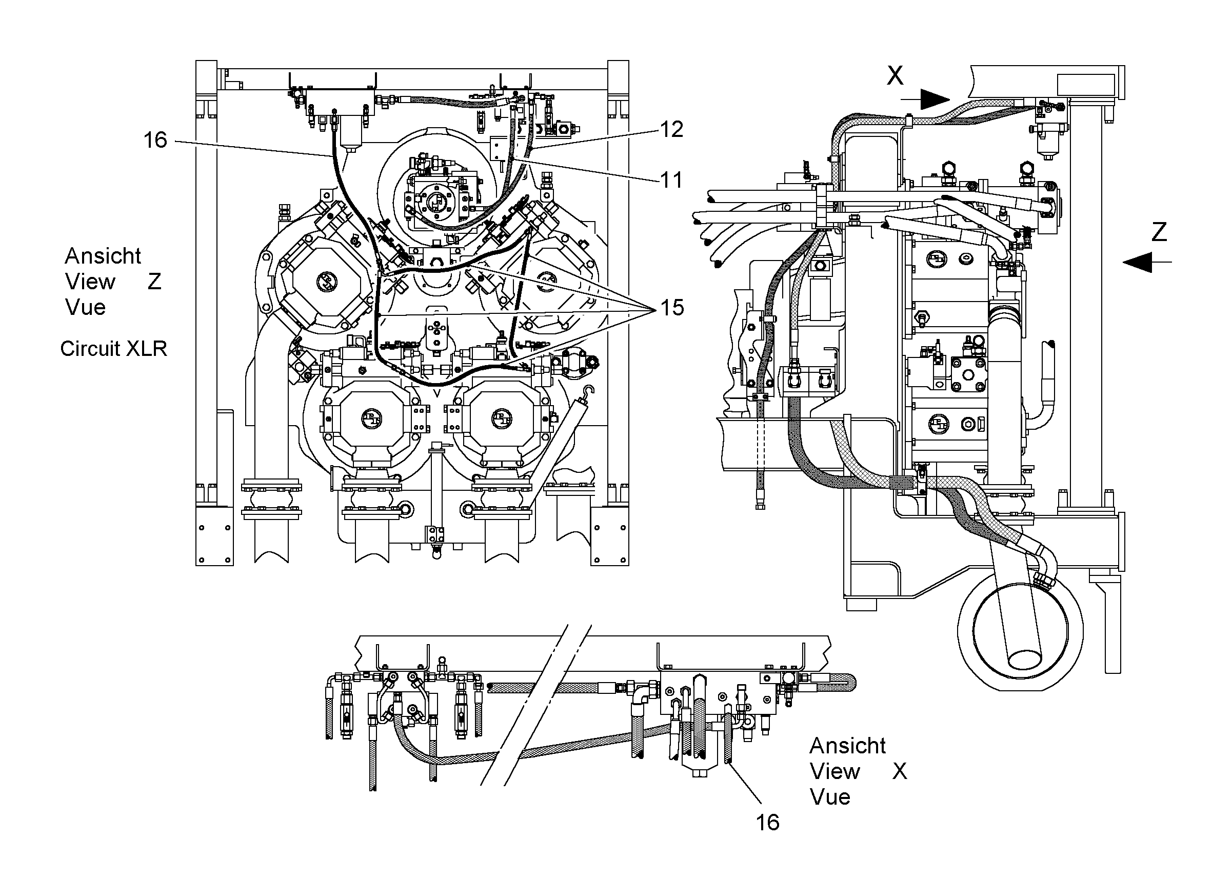 ШЛАНГ 10X710 5614438 LIEBHERR