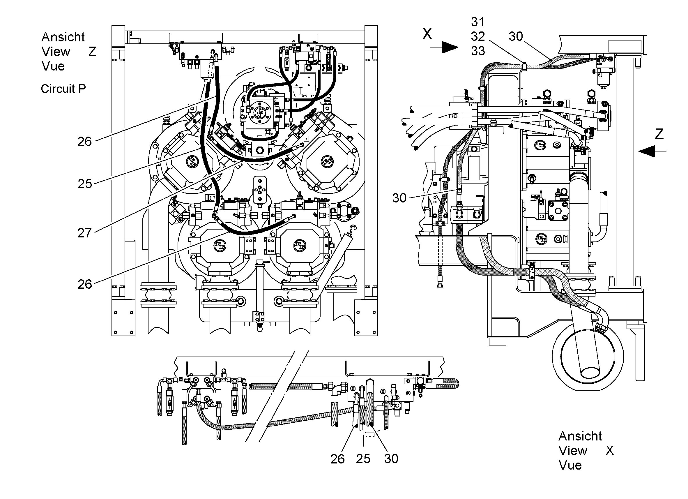ШЛАНГ 20X2250 5612154 LIEBHERR
