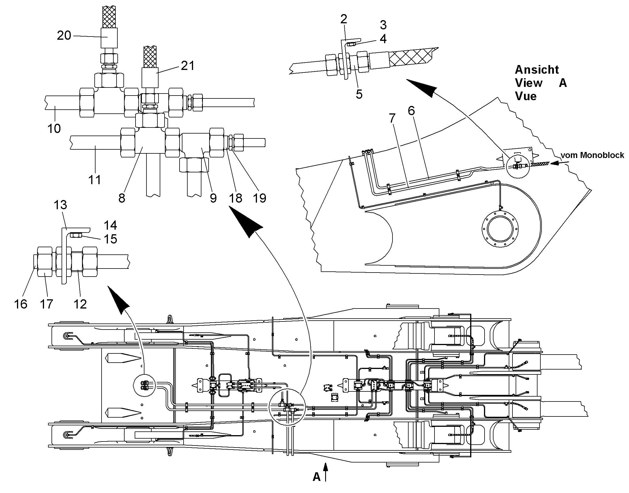 ШЛАНГ 12X850 10000210 LIEBHERR