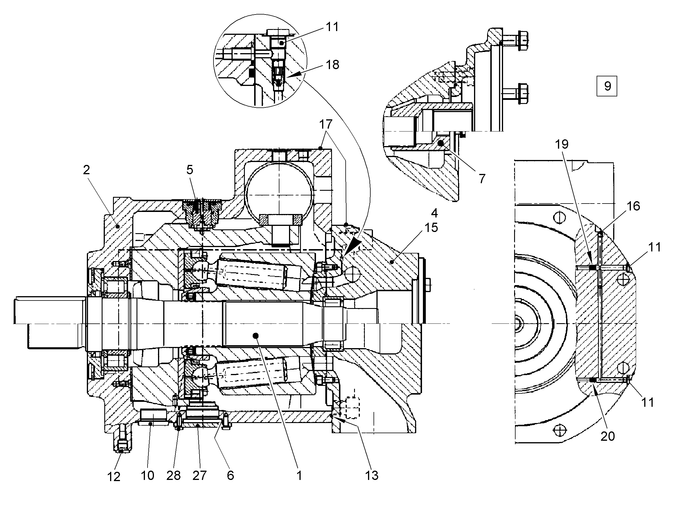 УЗЕЛ ПРИВОДНОЙ 10018657 LIEBHERR