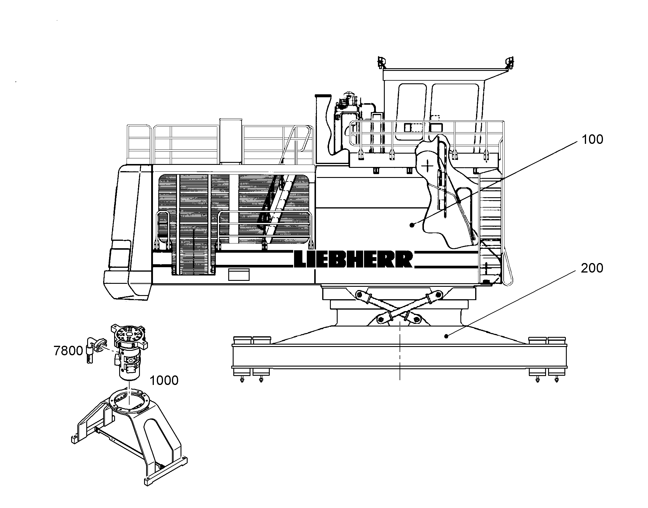 ЭЛАСТИЧНАЯ ОПОРА 9697002 LIEBHERR