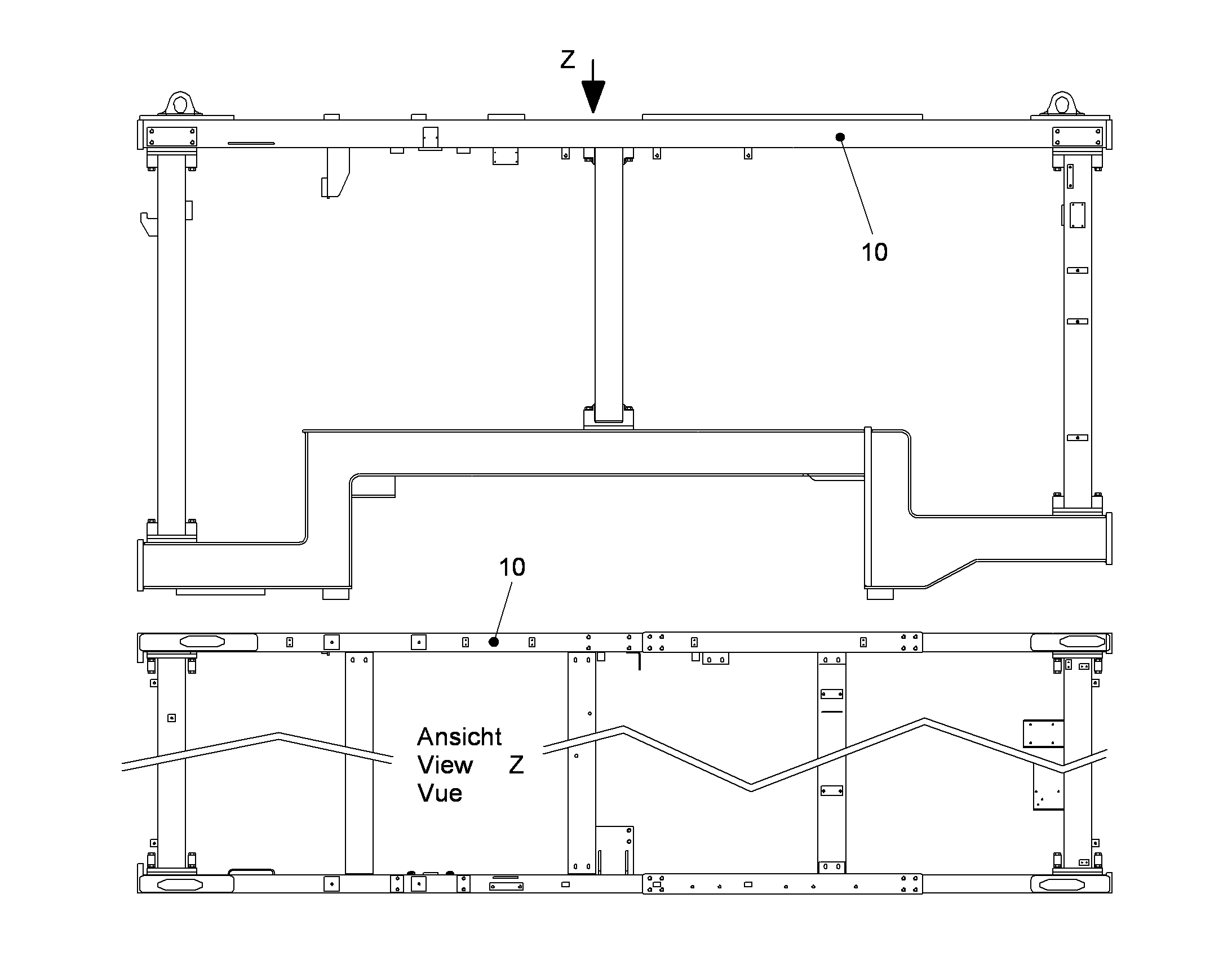 ОПОРА 10407572 LIEBHERR
