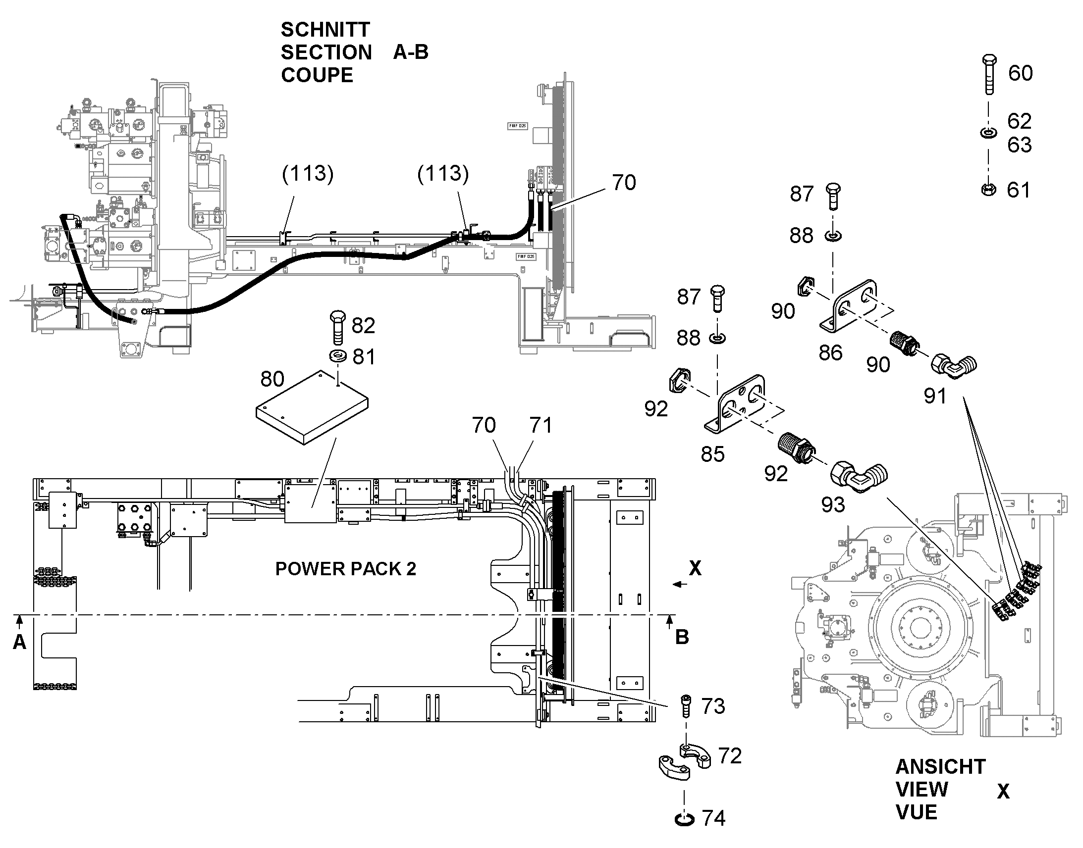 ШЛАНГ 40X3750 10010075 LIEBHERR